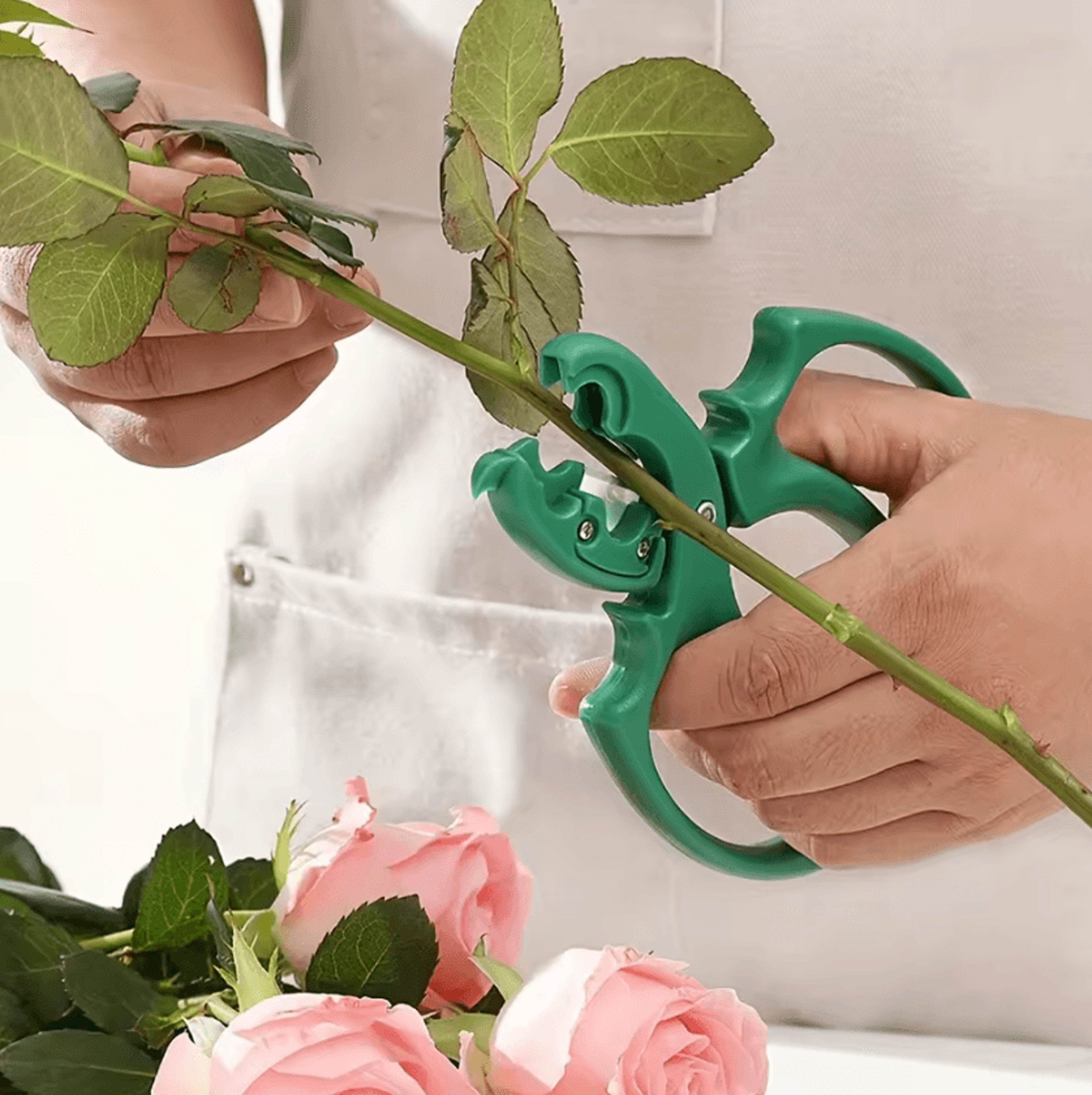 2in1 Rose Thorn Remover  Floral Pruning Scissors 4