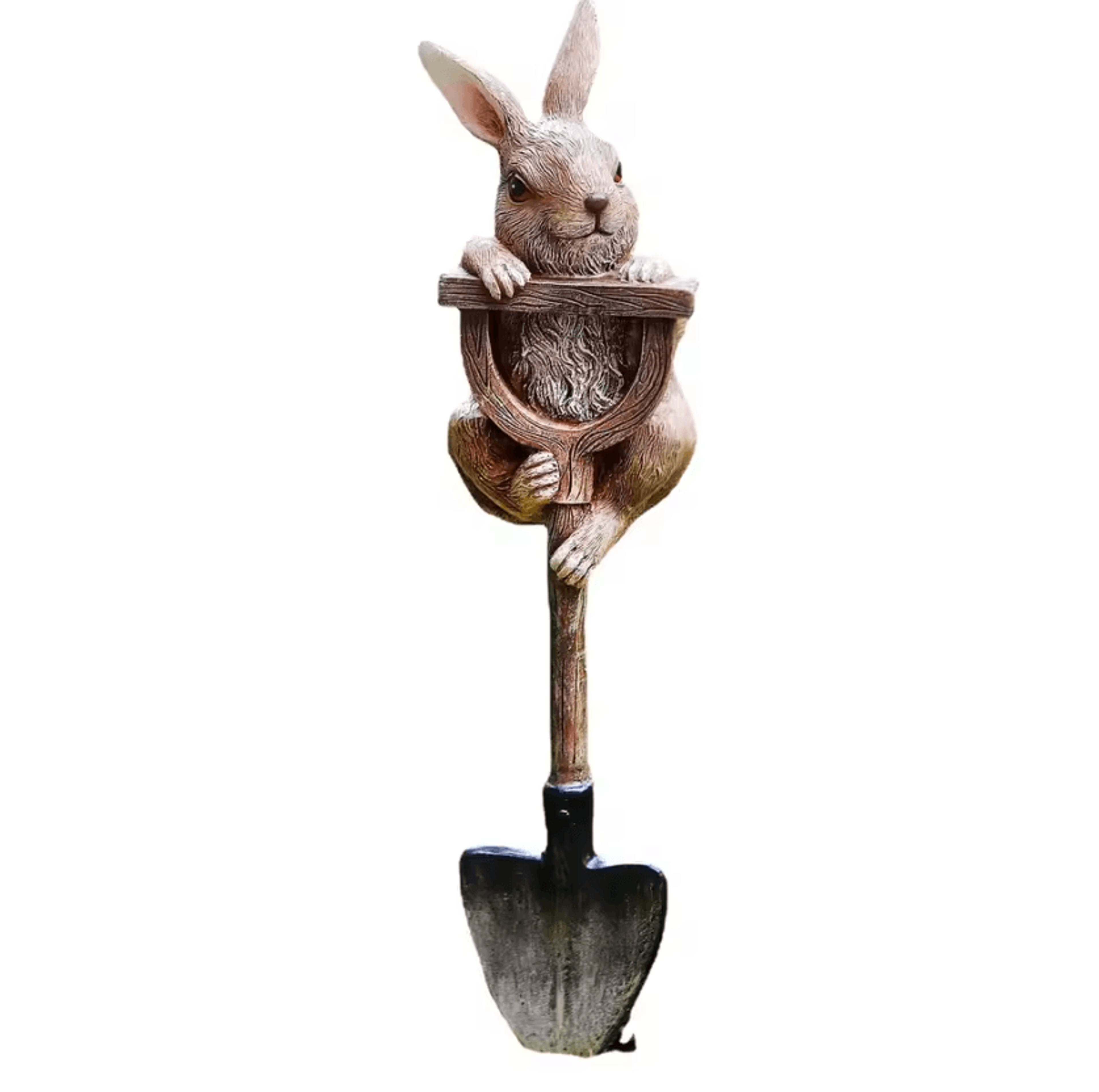 Whimsical Resin Garden Statue Set With Gnome Frog Rabbit  Turtle 4