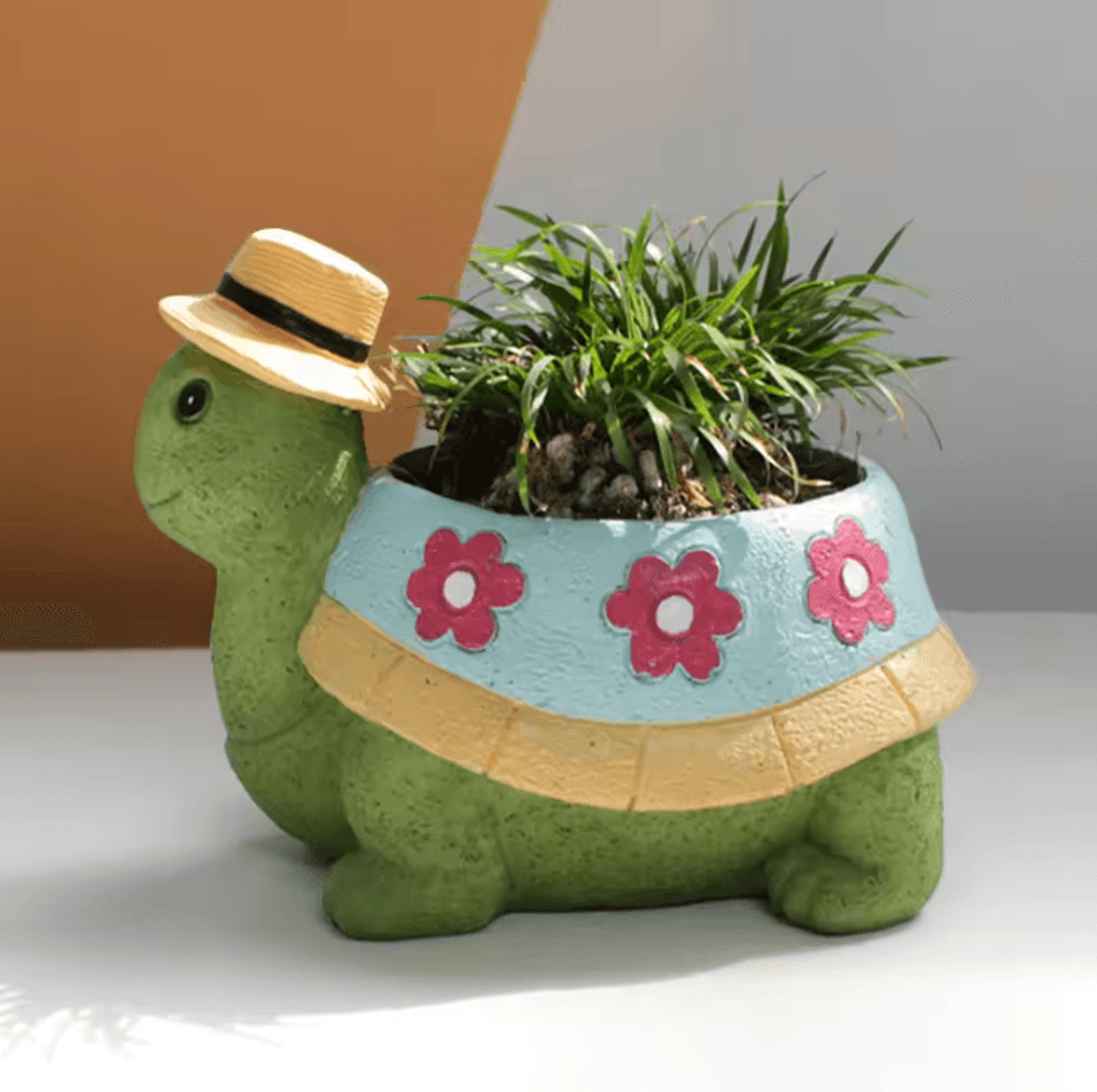 Cute Turtle Succulent Planter Pot For Indoor Plants  Home Decor 0