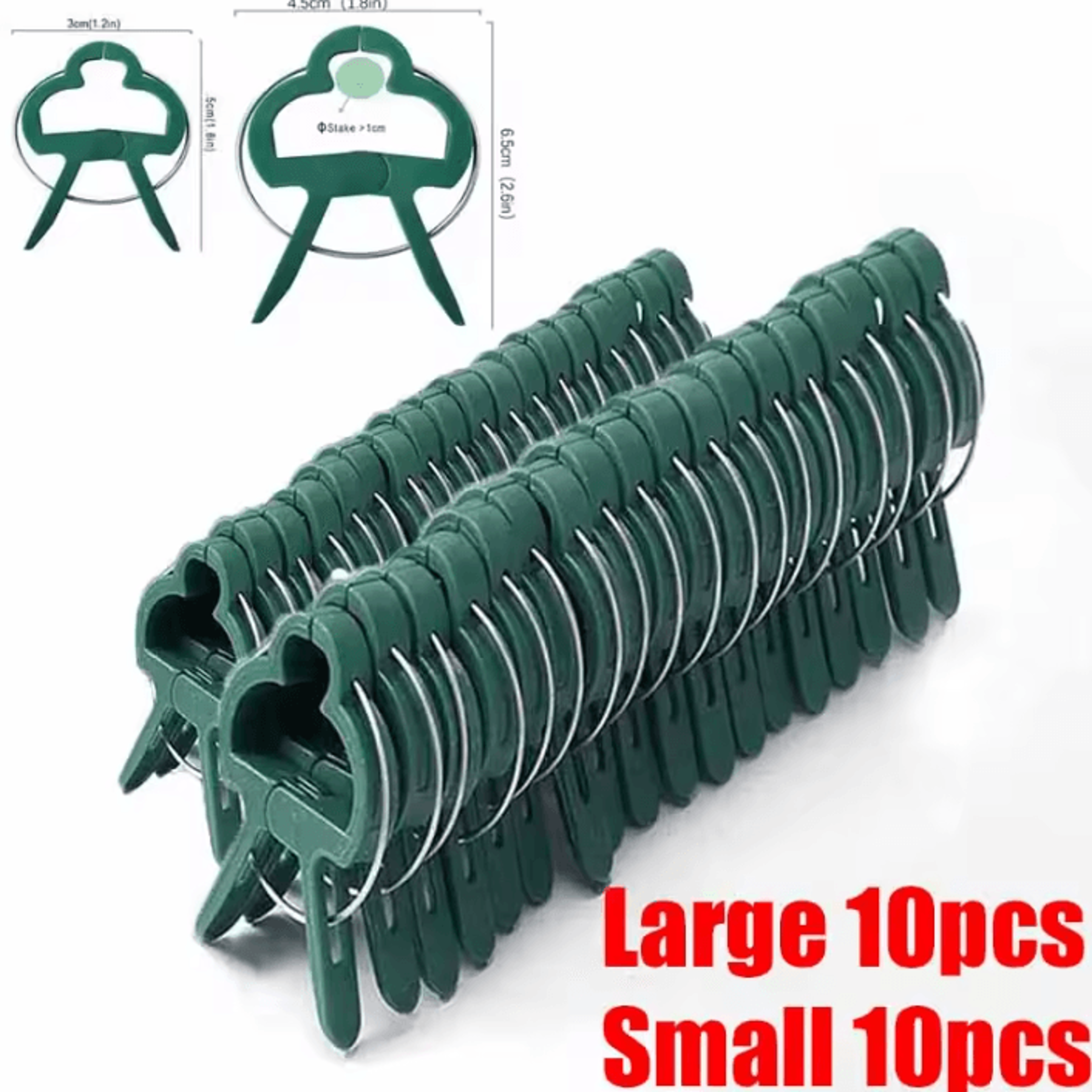 Reusable Plant Support Clips  Garden Stem Fasteners For Tomatoes Vines Flowers  Seedlings 3