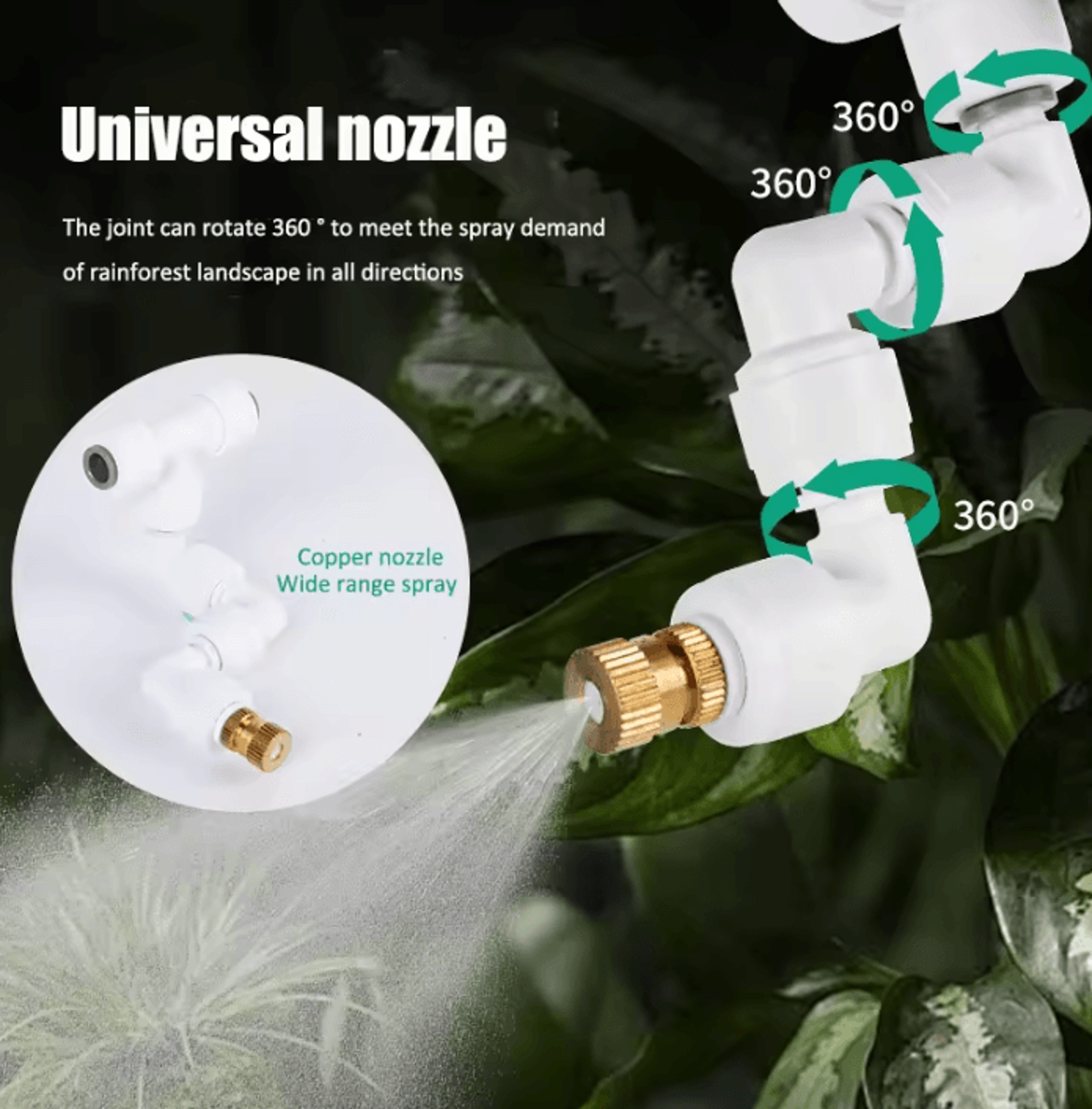 Smart Reptile Misting System  Automatic Fogger  Rainforest Sprinkler Kit With Electronic Timer 1