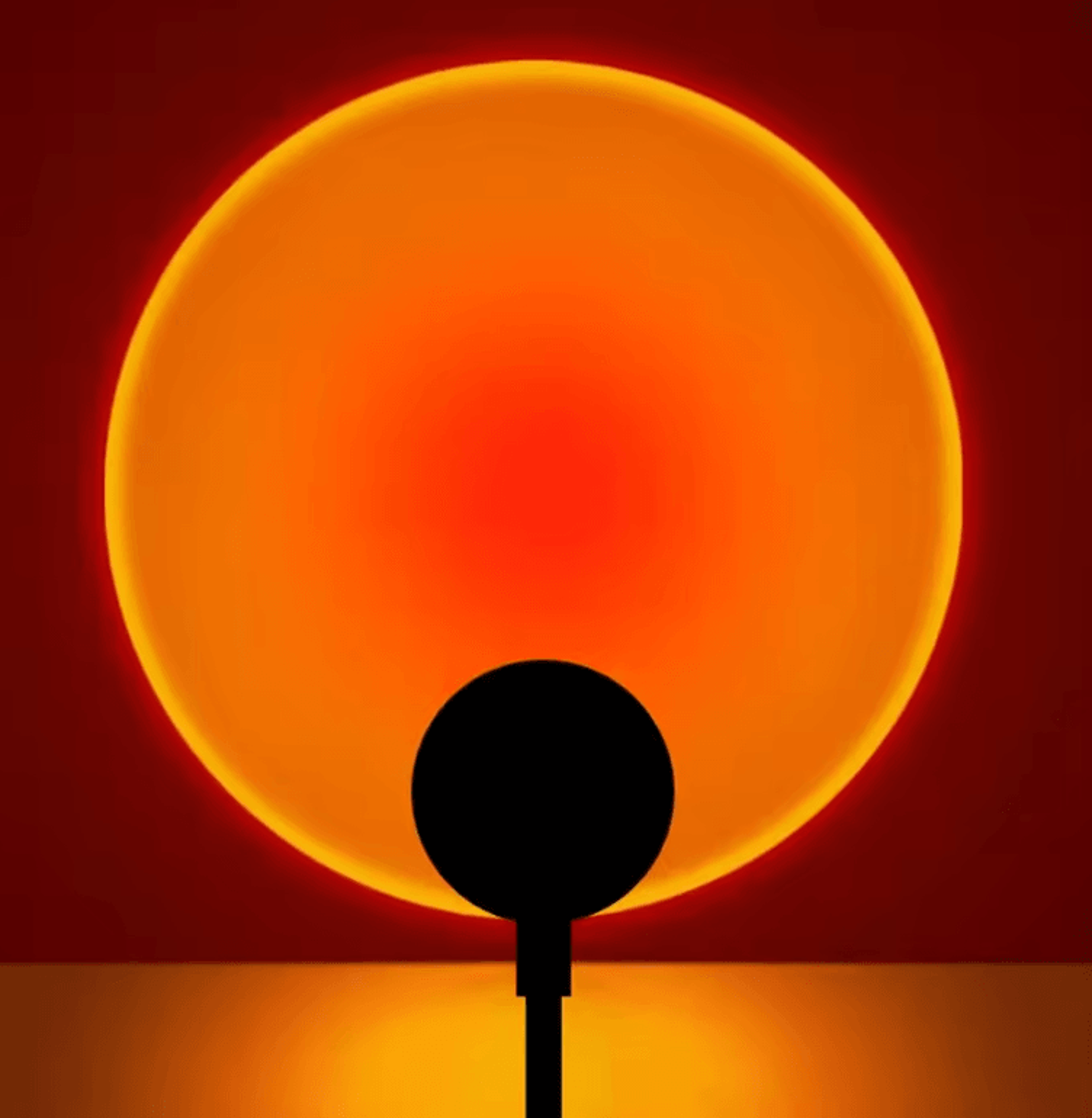 LED Sunset Projector Lamp USB Mood Light For Bedroom Party Decor  Photography 3