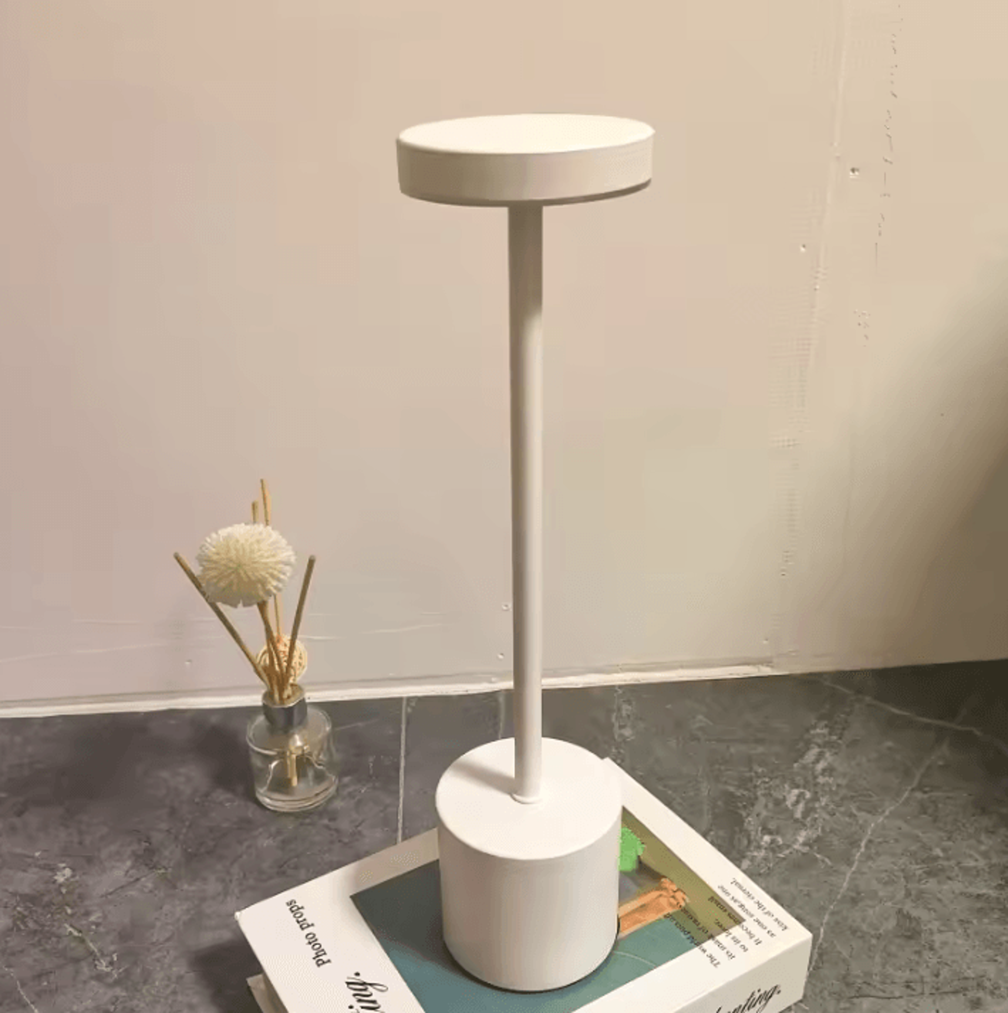 Rechargeable LED Table Lamp With Touch Control Wireless Metal Desk Lamp For Bedroom  Restaurant 3