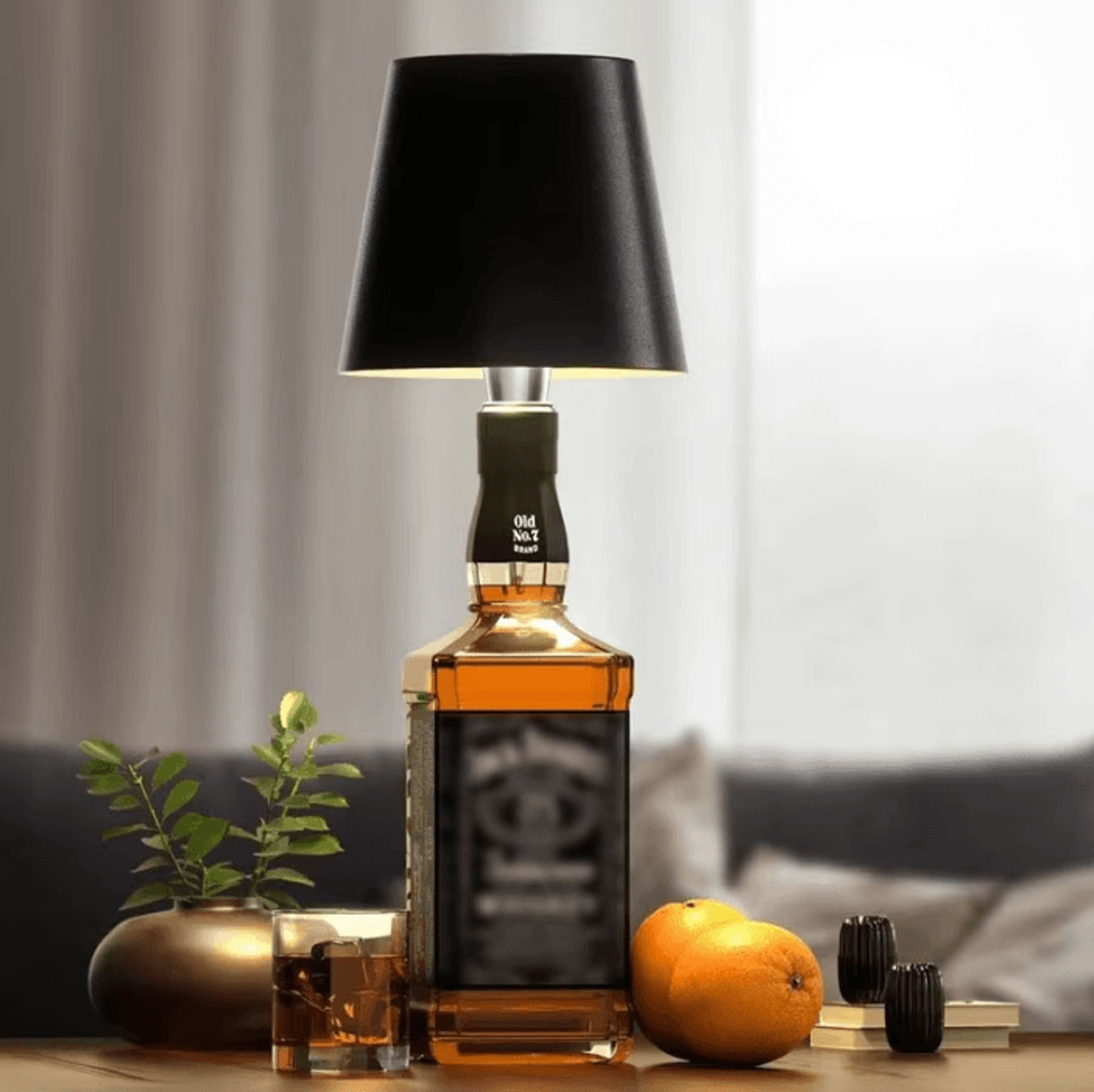 Wireless Bottle Lamp Touch Control LED Bottle Light With 3 Colors  Stepless Dimming 0