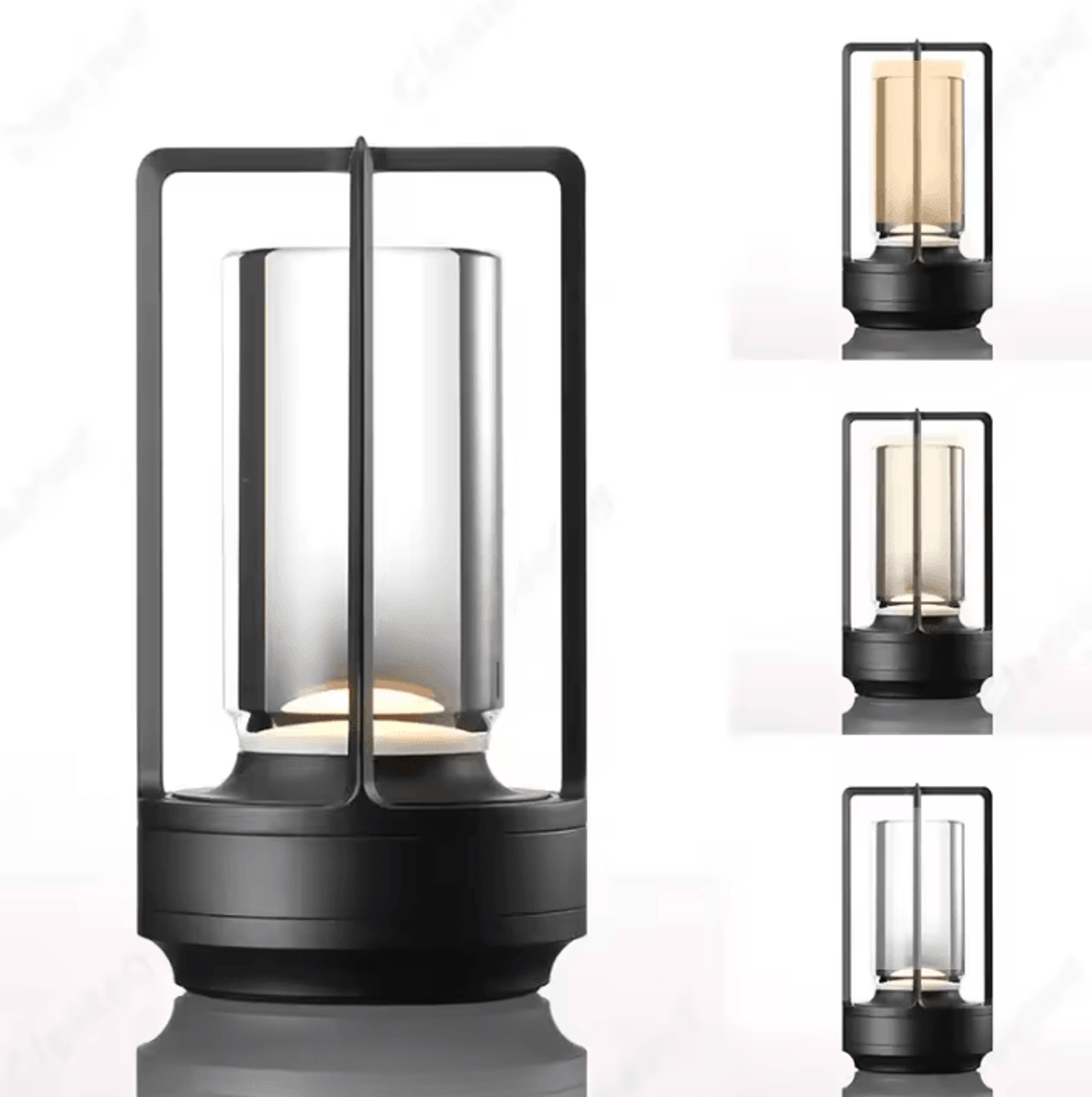 Wireless Rechargeable LED Table Lamp With Touch Sensor For Bedroom Restaurant  Home Decor 6