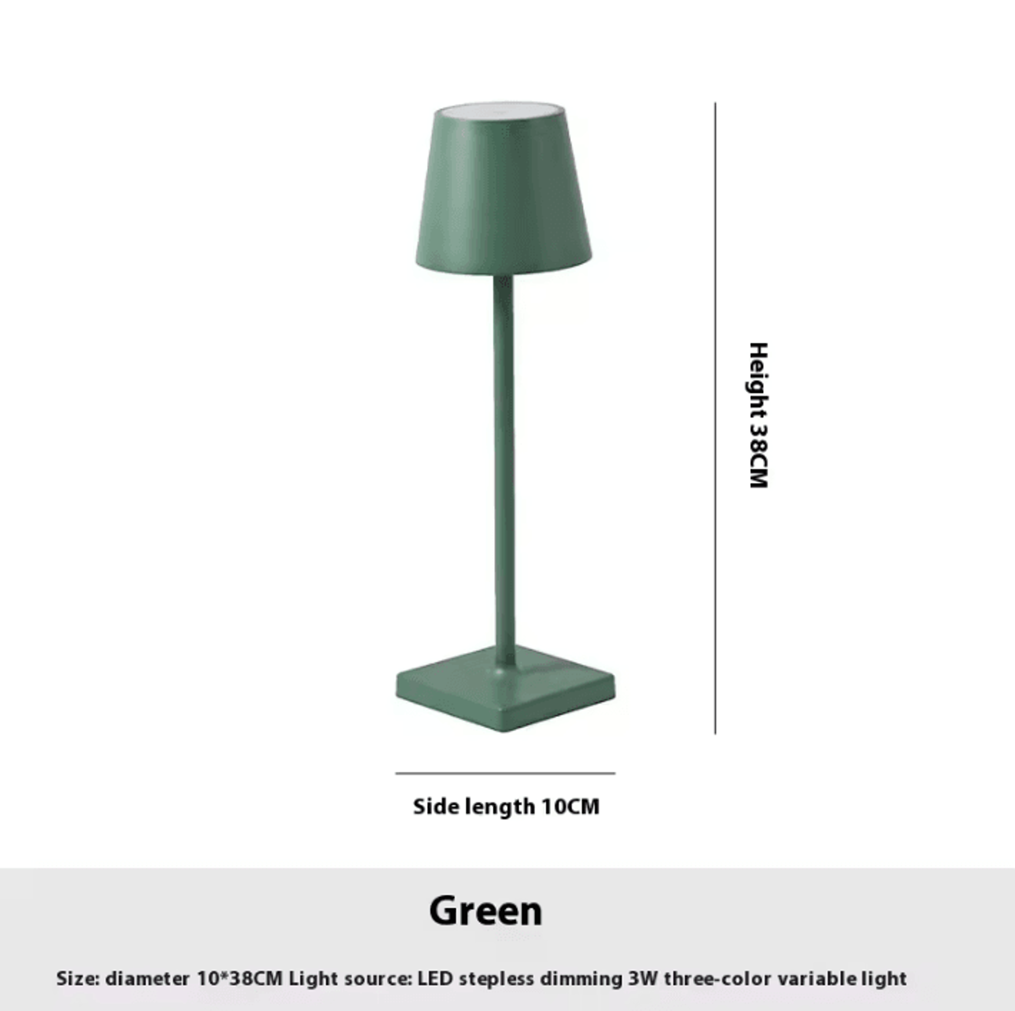 Cordless USB Rechargeable Table Lamp With Touch Control For Bedroom Restaurant  Home Decor 11