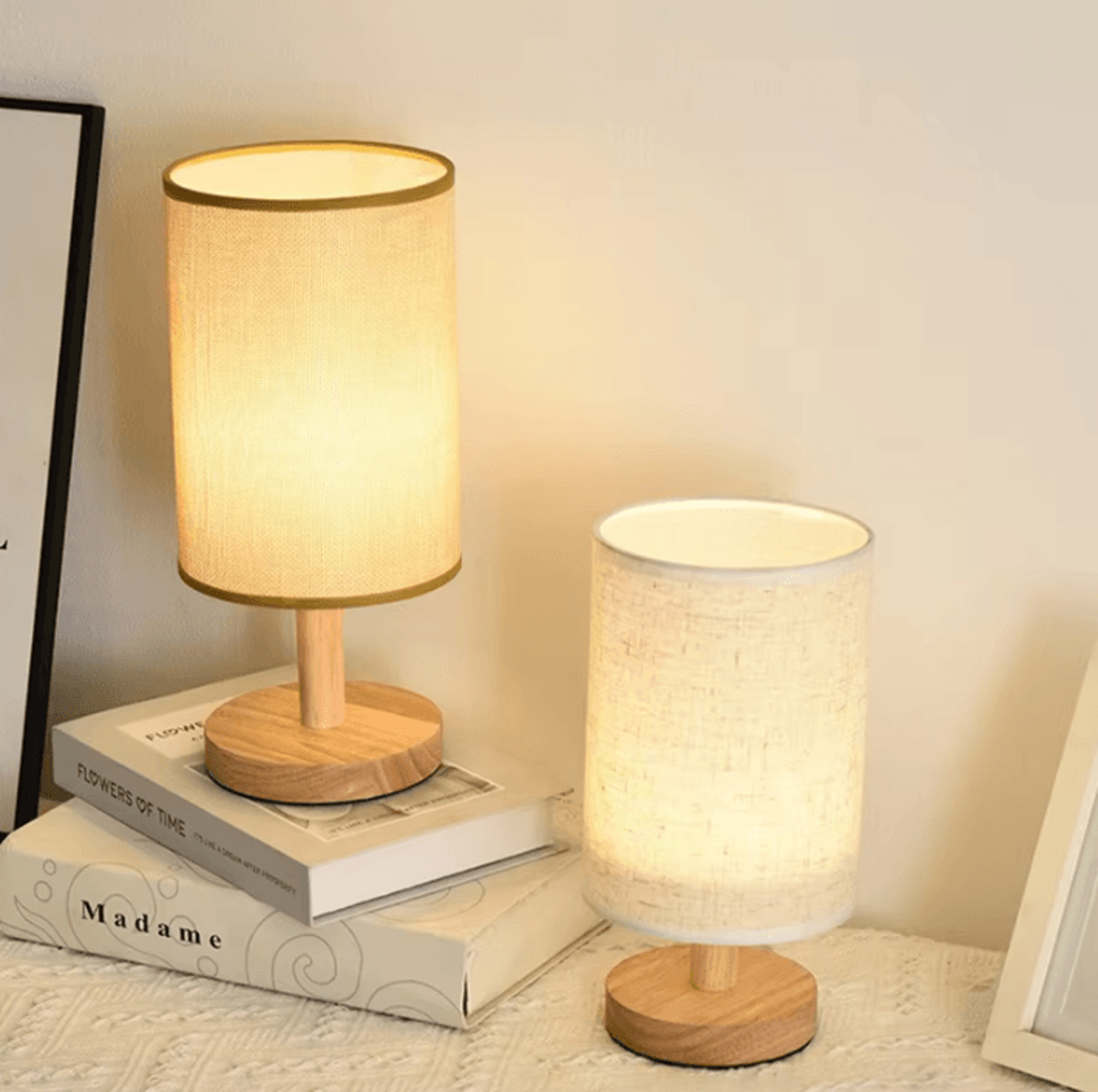 Chinese Style LED Table Lamp With Dimmable USB Power For Bedroom  Bedside 2
