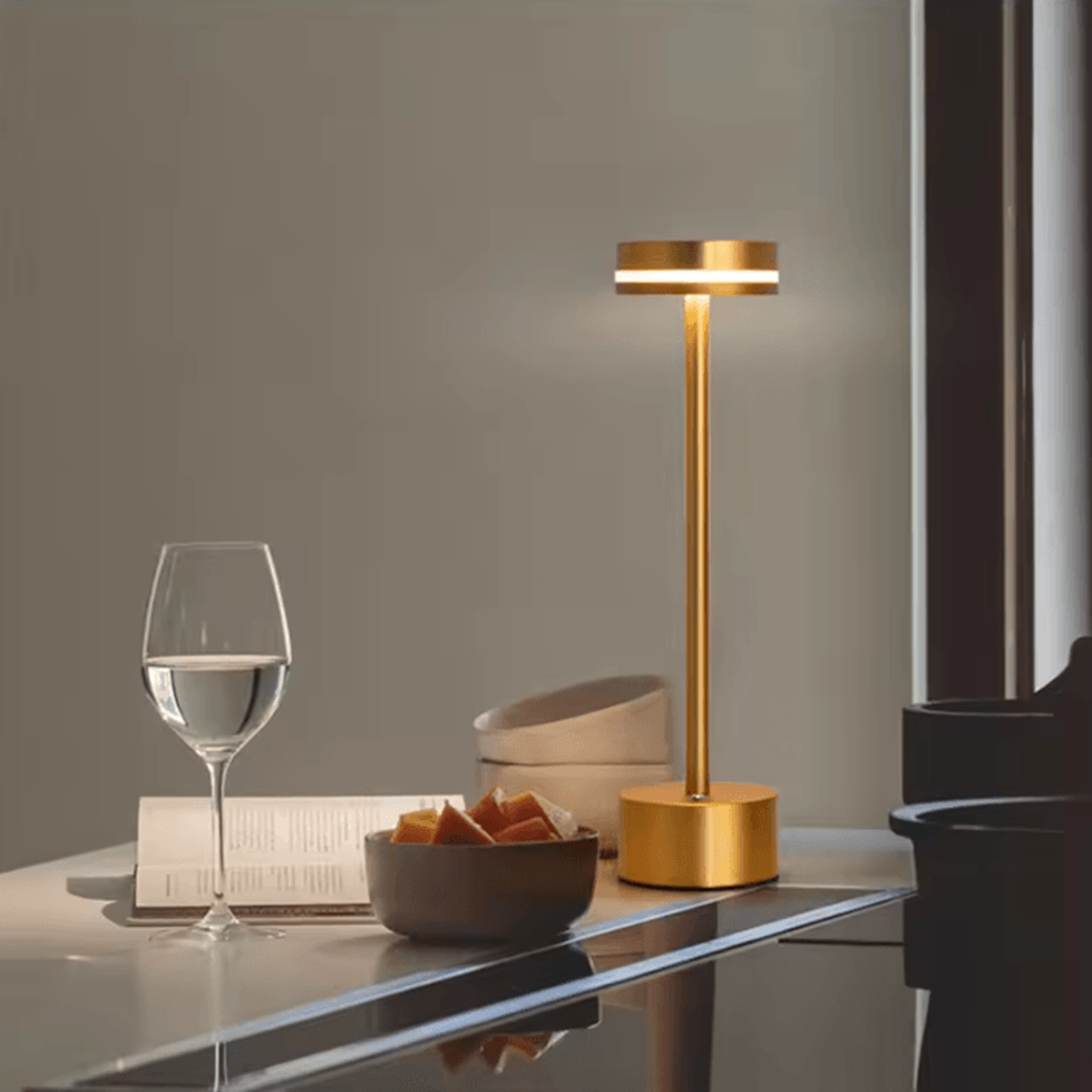 Rechargeable Wireless Touch Table Lamp LED Bedside Light For Bedroom  Home Decor 2