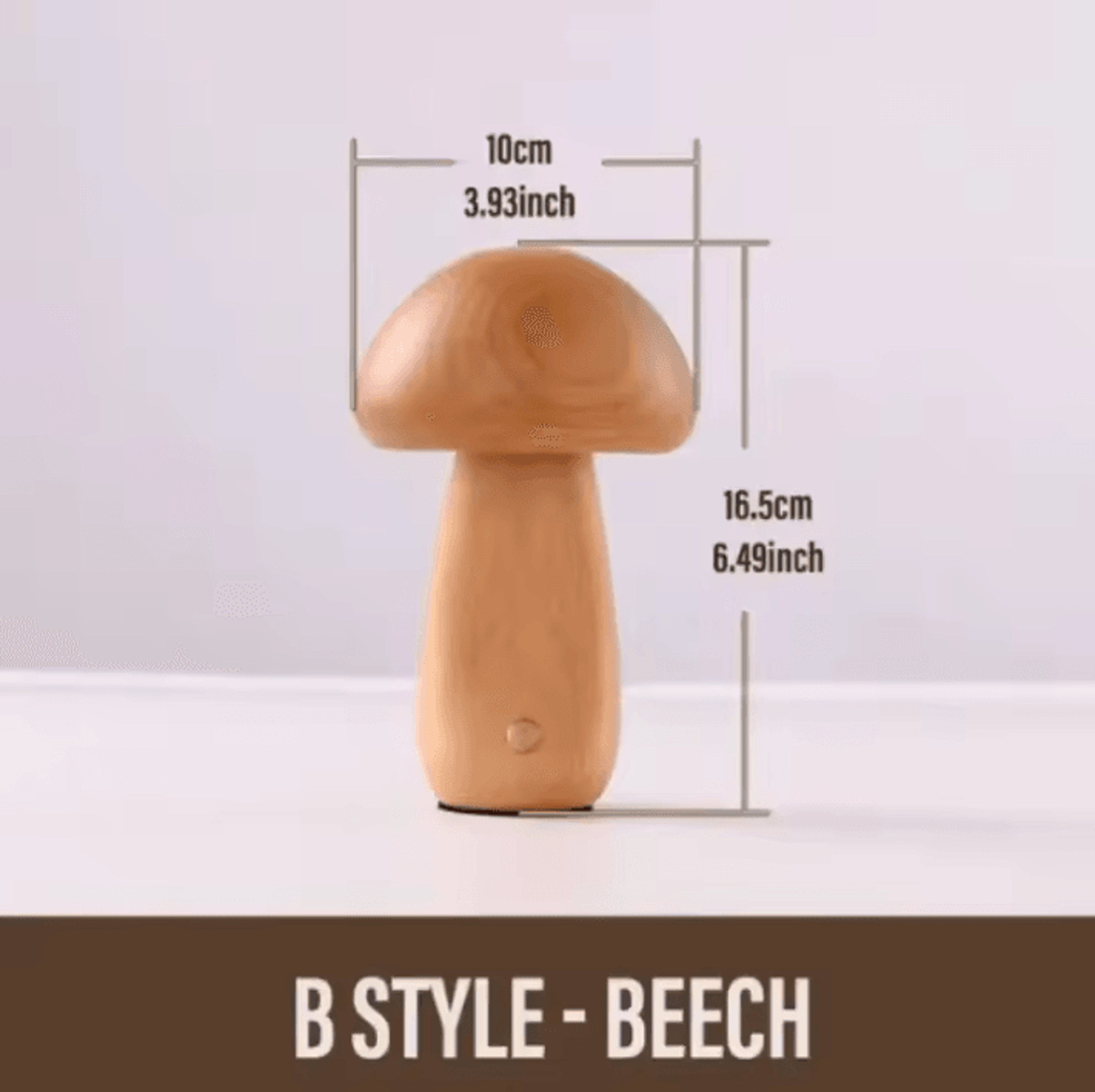 Rechargeable Mushroom Table Lamp With Touch Control  Dimmable LED Night Light 5