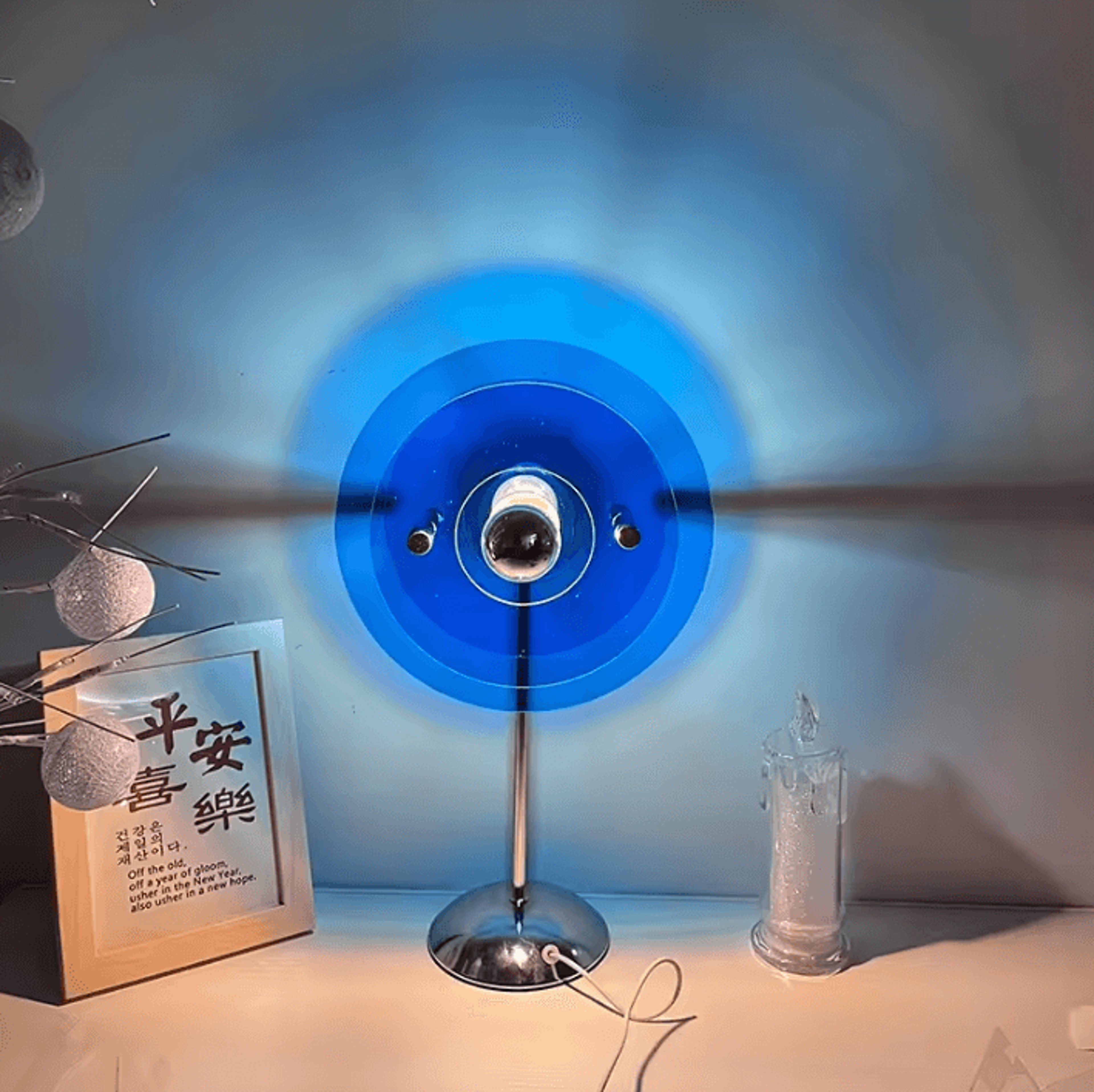 Sunset Projection Table Lamp USB LED Rainbow Mood Light For Home Decor 5