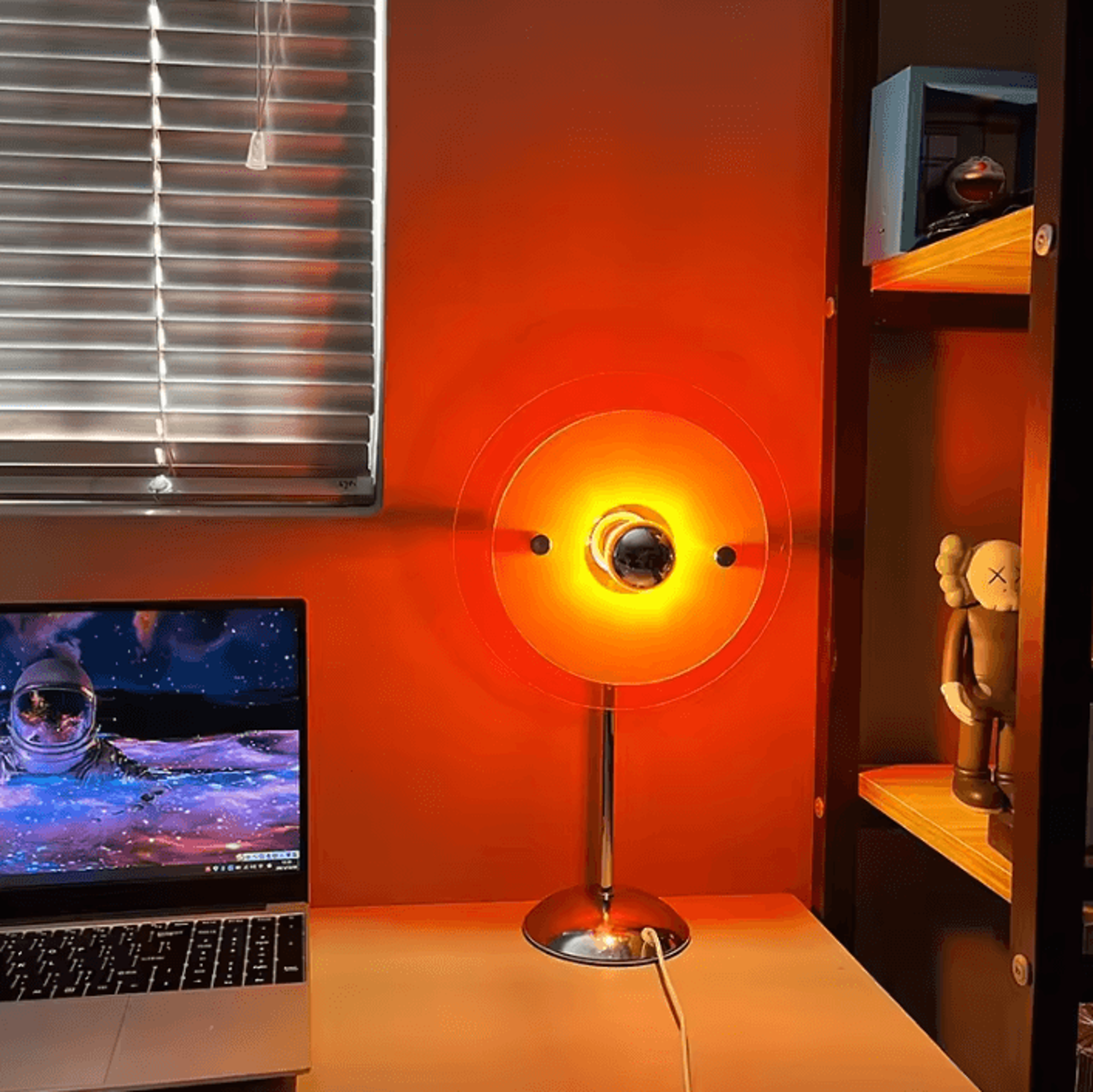 Sunset Projection Table Lamp USB LED Rainbow Mood Light For Home Decor 6