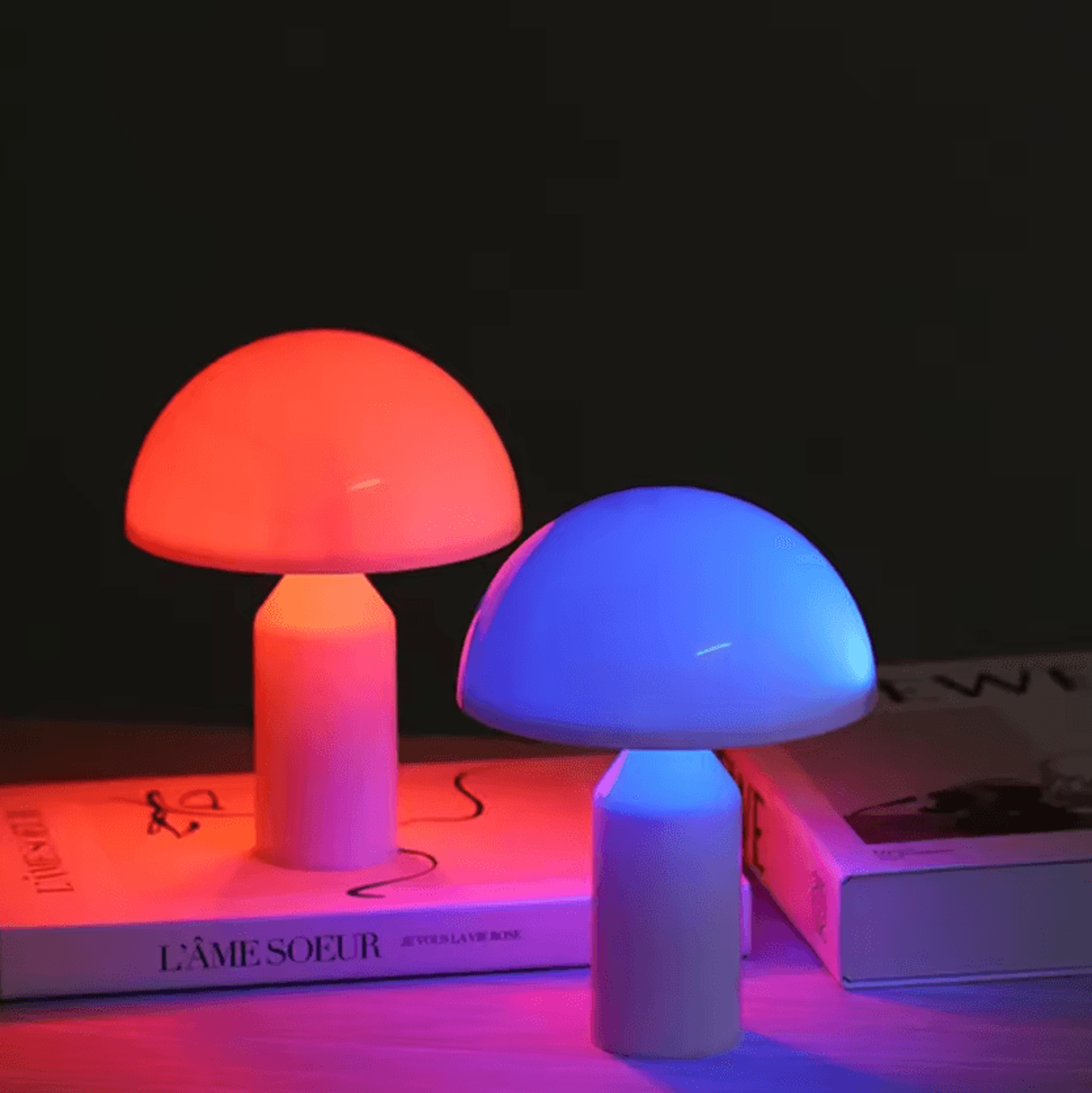 Mushroom Touch LED Table Lamp Dimmable Bedside Night Light For Home Decor 3