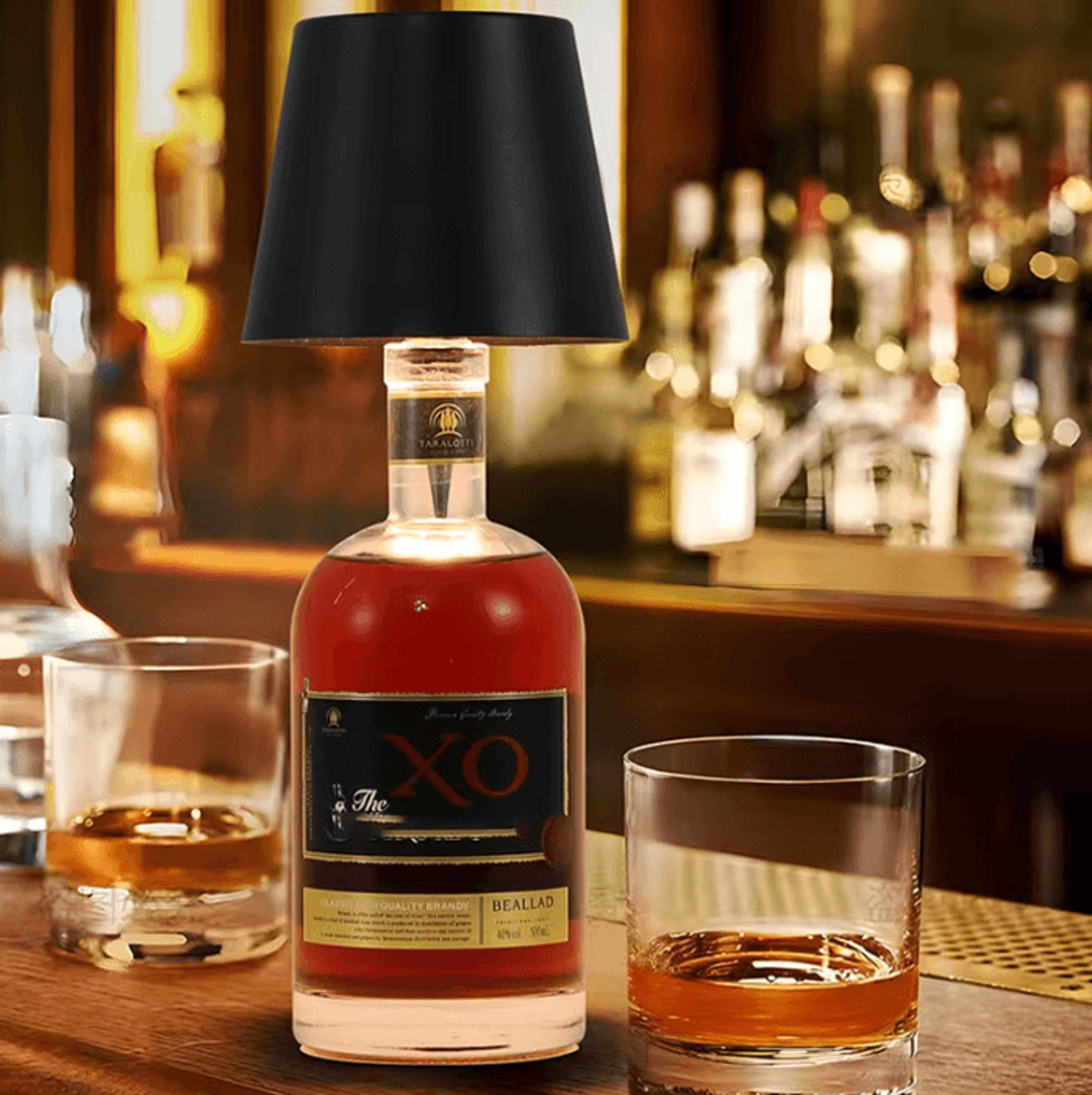Rechargeable Wine Bottle Table Lamp Portable Dimmable LED Bottle Light 1
