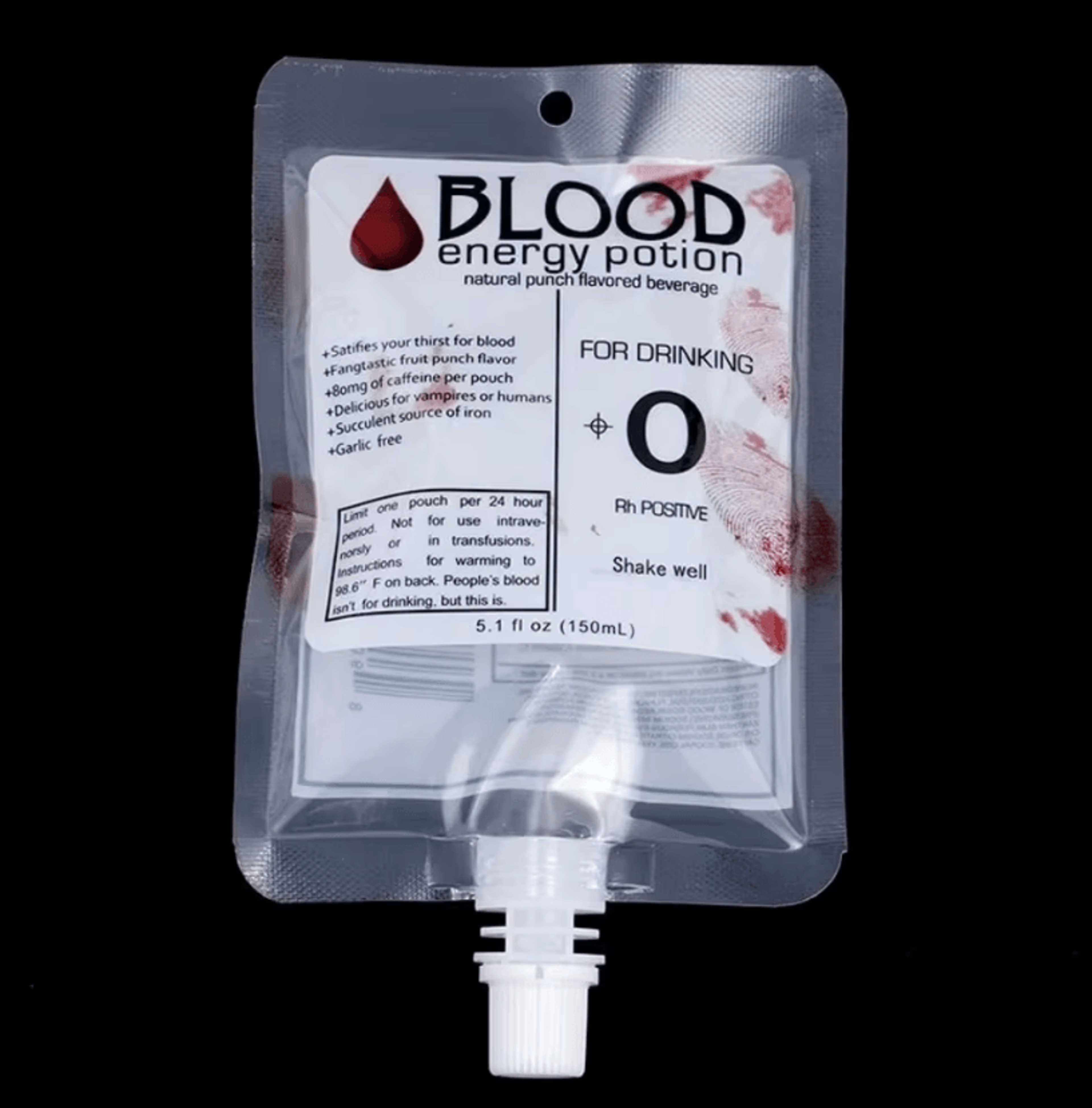 10PCS Vampire Blood Bag Drink Pouches Halloween Party Beverage Containers 2