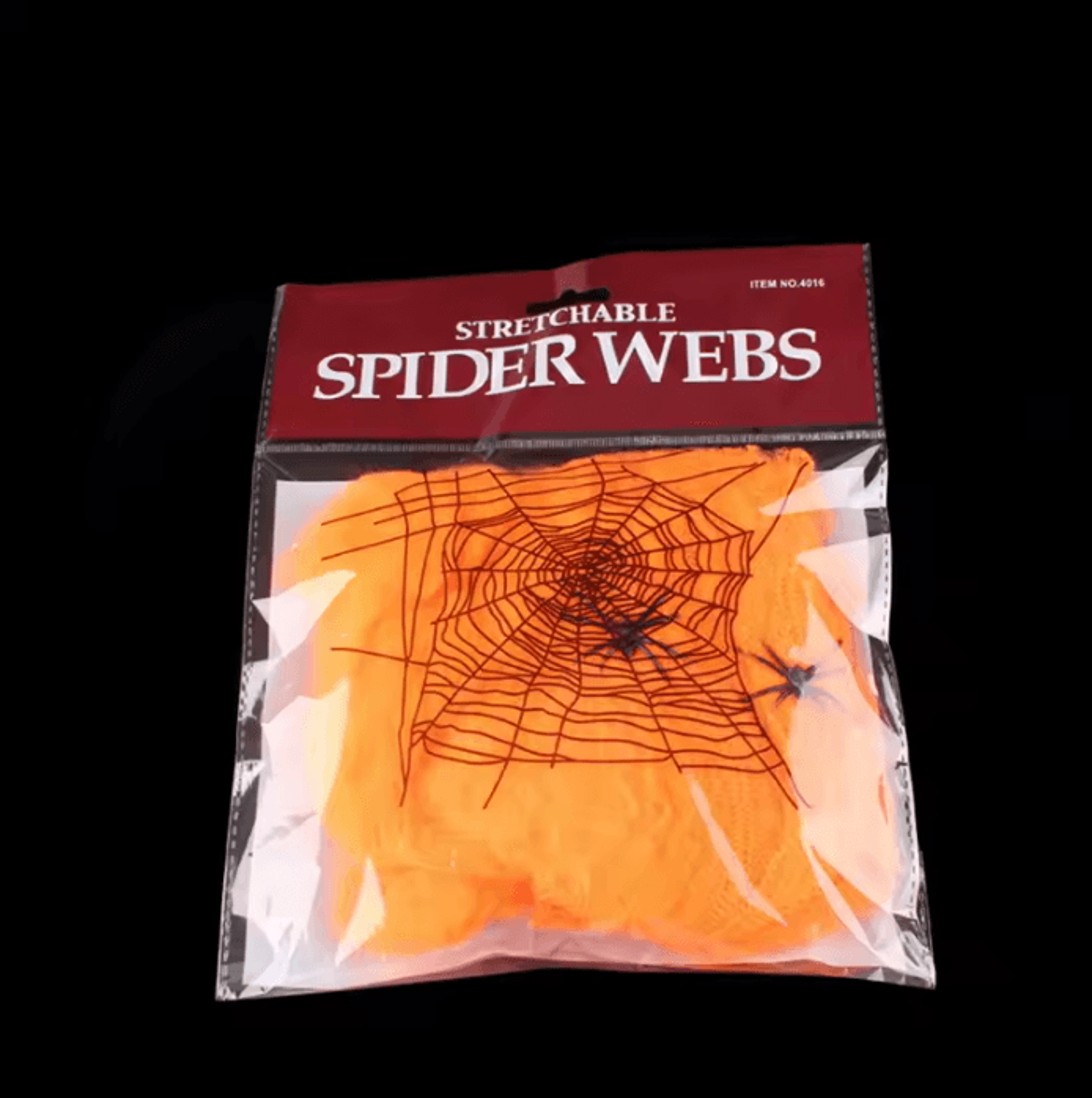 White Stretchy Halloween Spider Web Decoration Haunted House Cobweb Prop 7