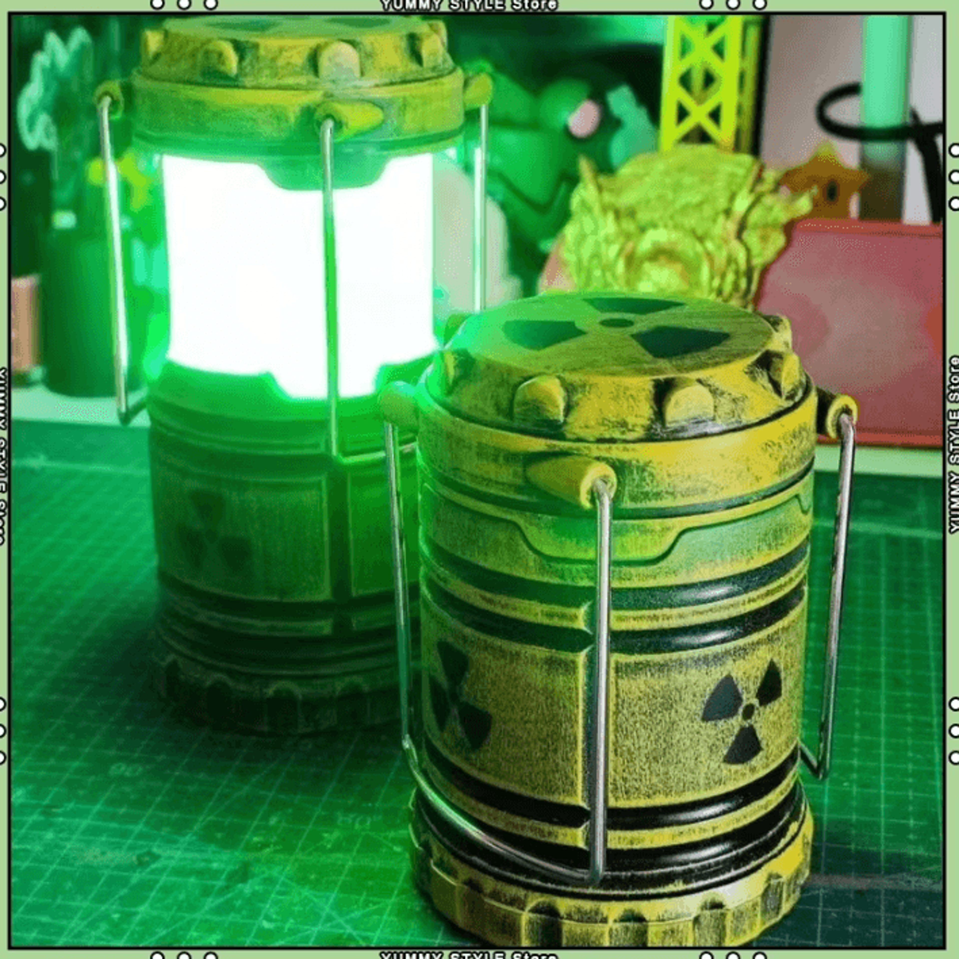 Mini Nuclear Reactor Lantern  Nuclear Reactor Lantern LED Night Light For Camping  Home Decor 0