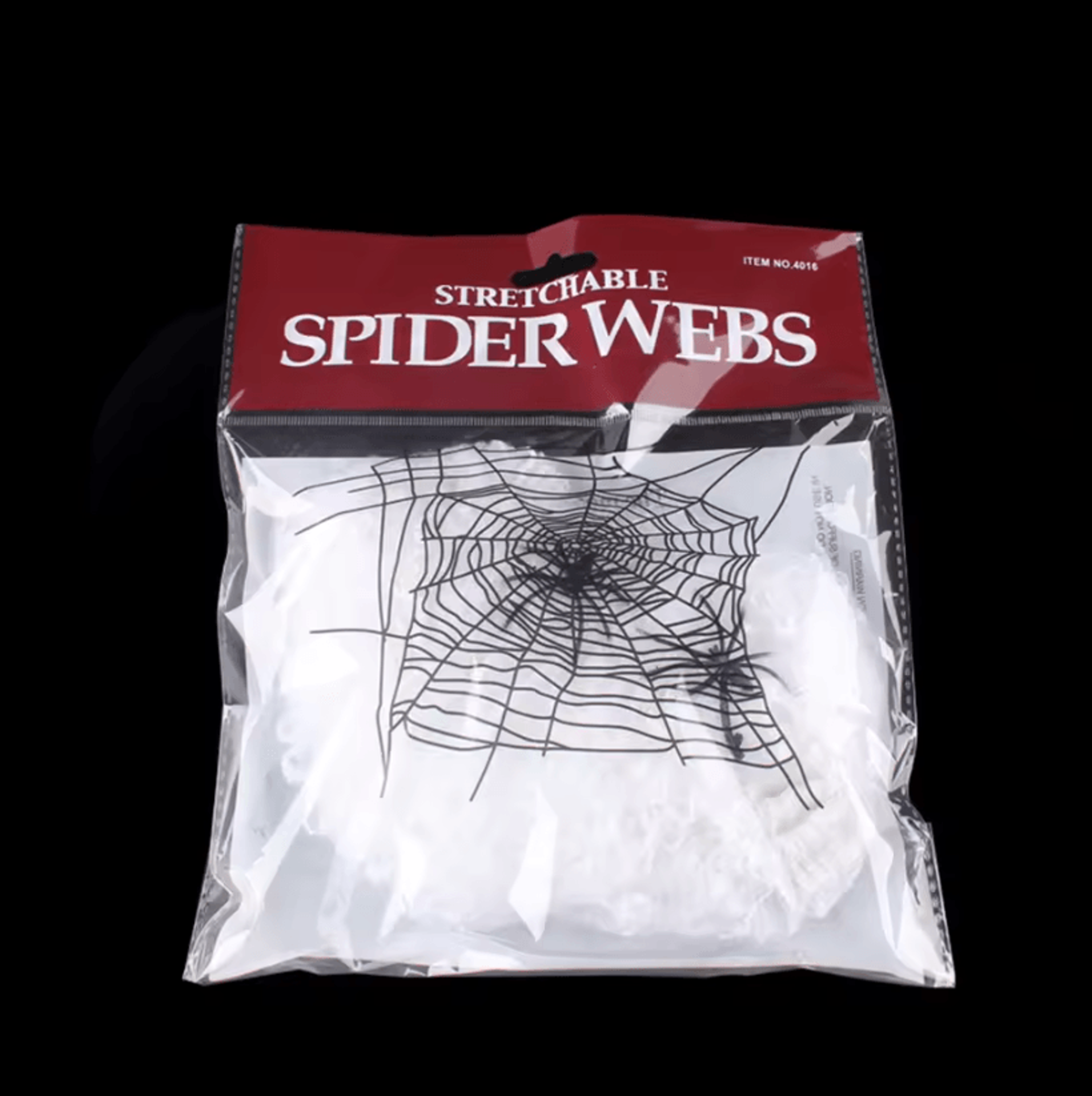 White Stretchy Spider Web  Halloween Spider Web Decoration For Haunted Houses  Party Scenes 3