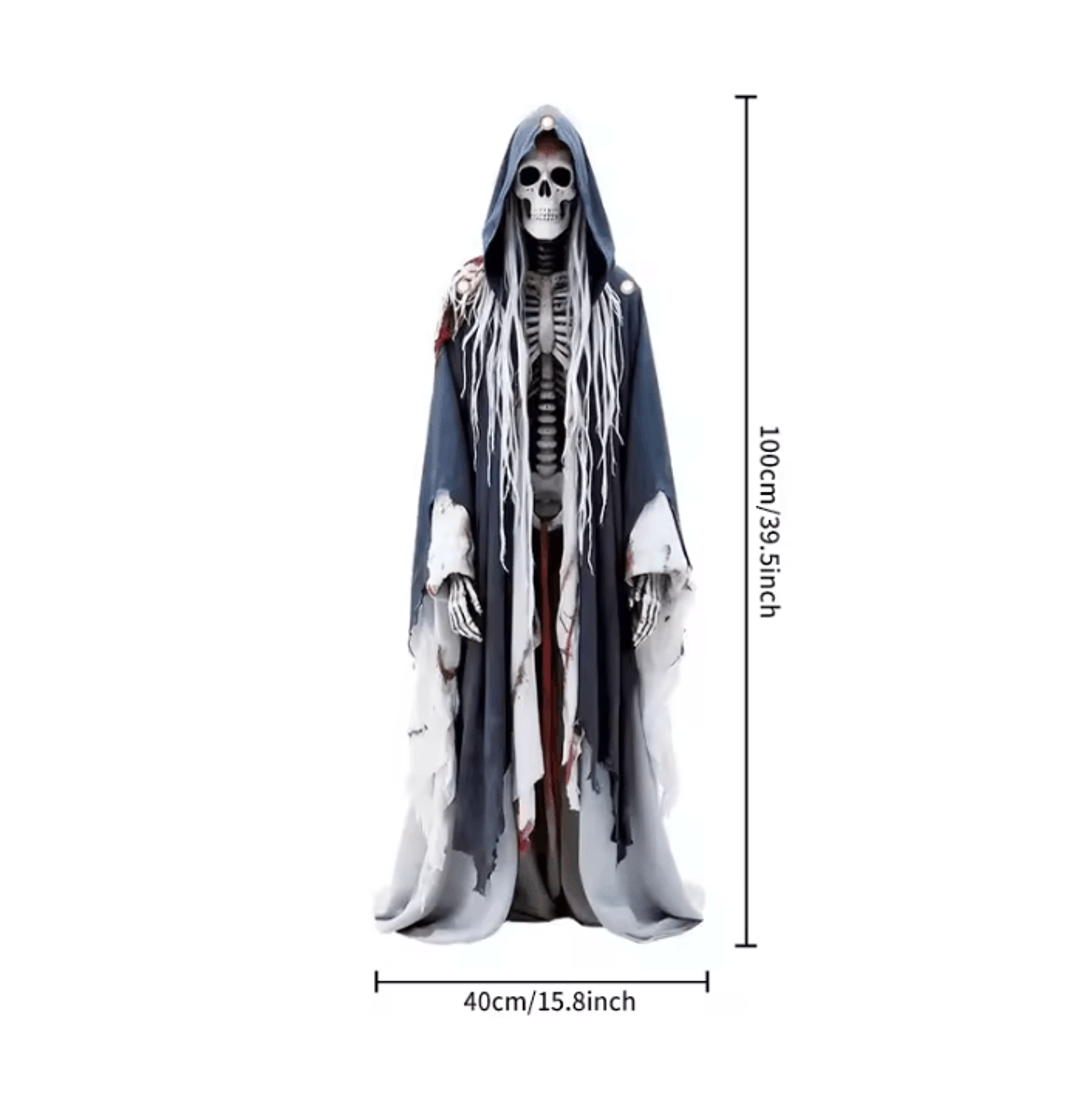 Horror Skull Bride Backdrop Banner  Halloween Backdrop Haunted House Wall Decoration For Indoor  Ou 5