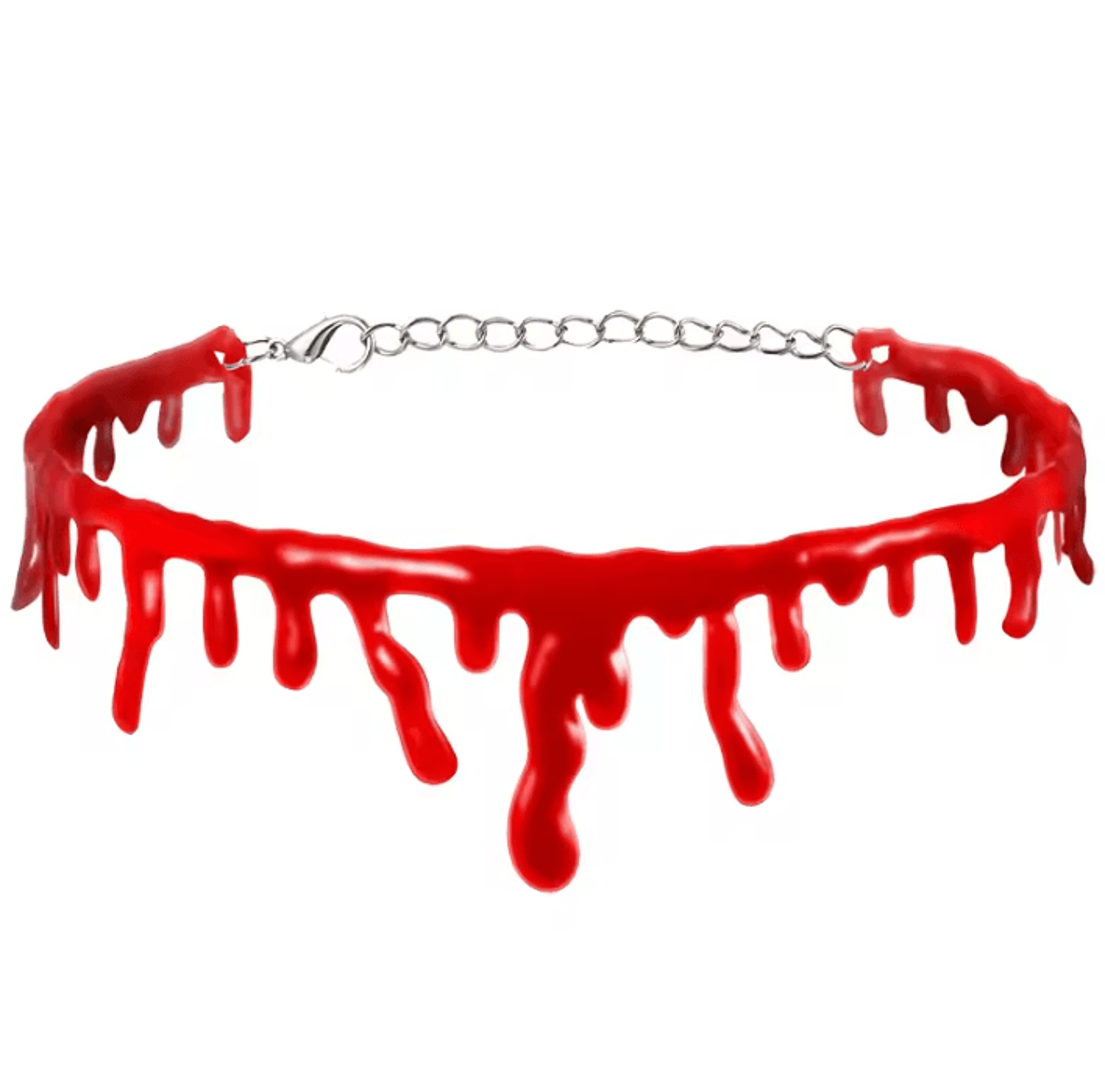 Halloween Dripping Blood Choker  Blood Choker Necklace Horror Vampire Costume Accessory 6