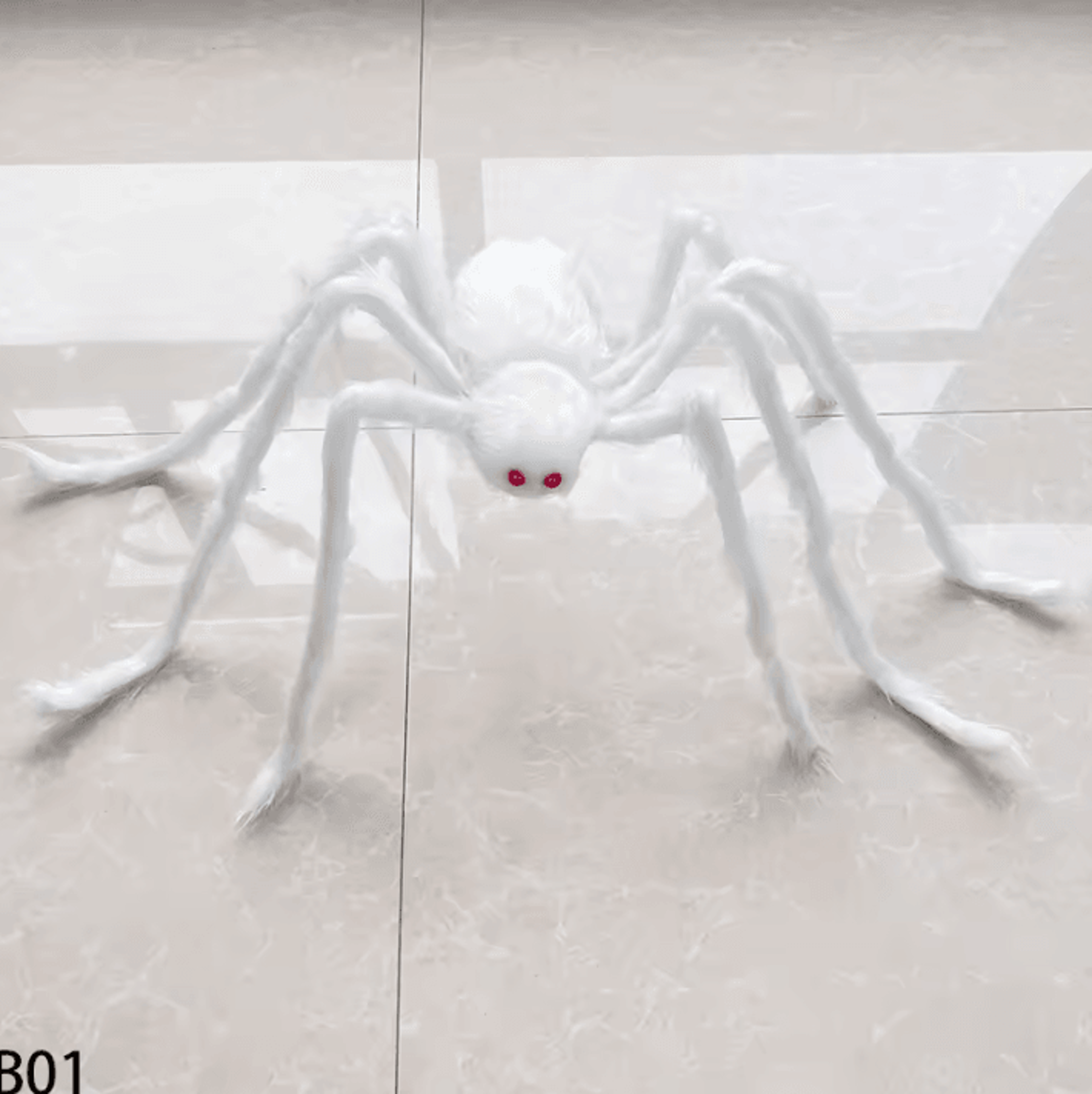 Giant Black Plush Spider  Halloween Giant Spider Scary Decoration For Haunted House  Outdoor Decor 6