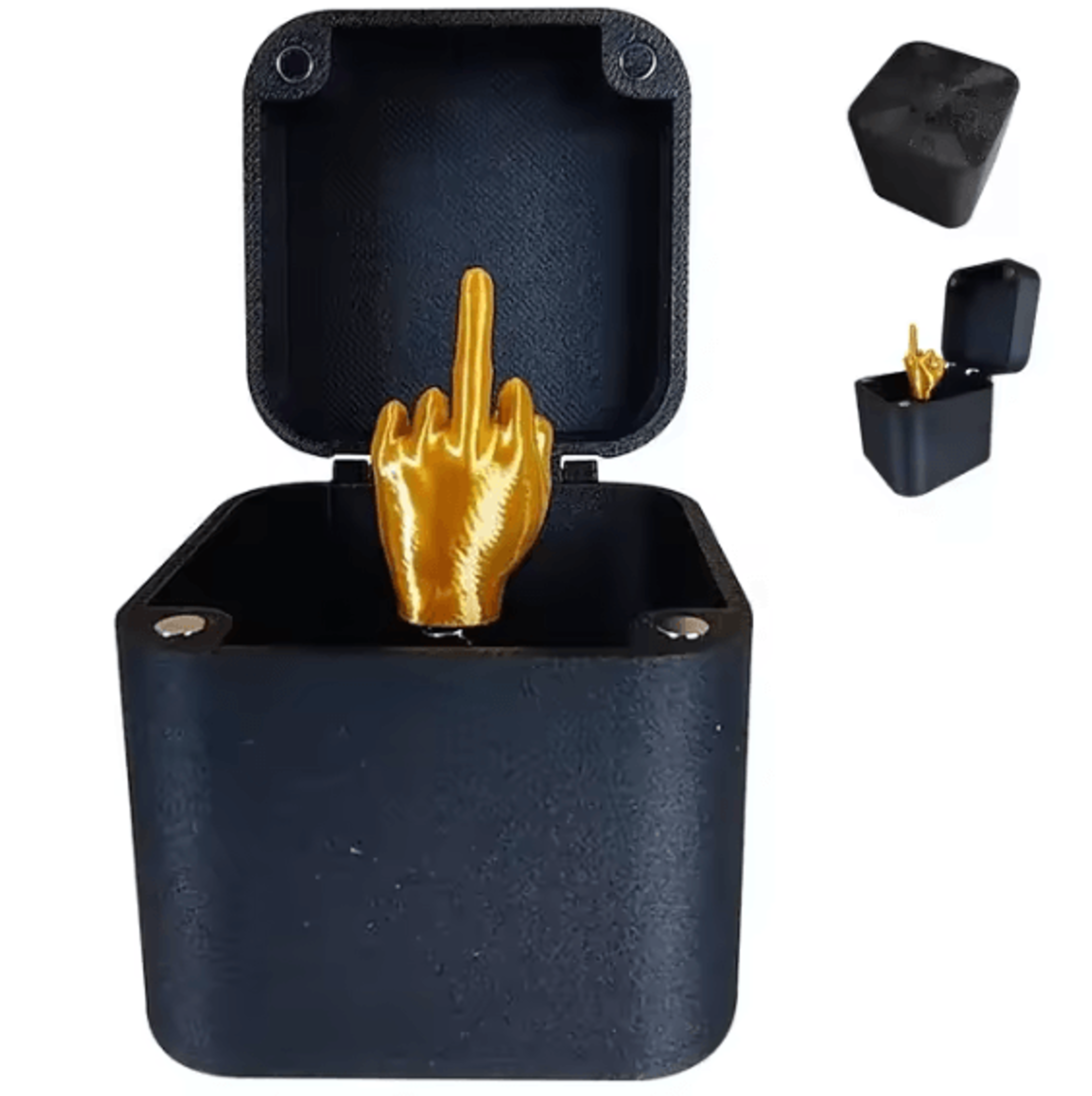 Middle Finger Surprise Box  Prank Gift Box Funny Desk Toy  Novelty Gag Gift 4