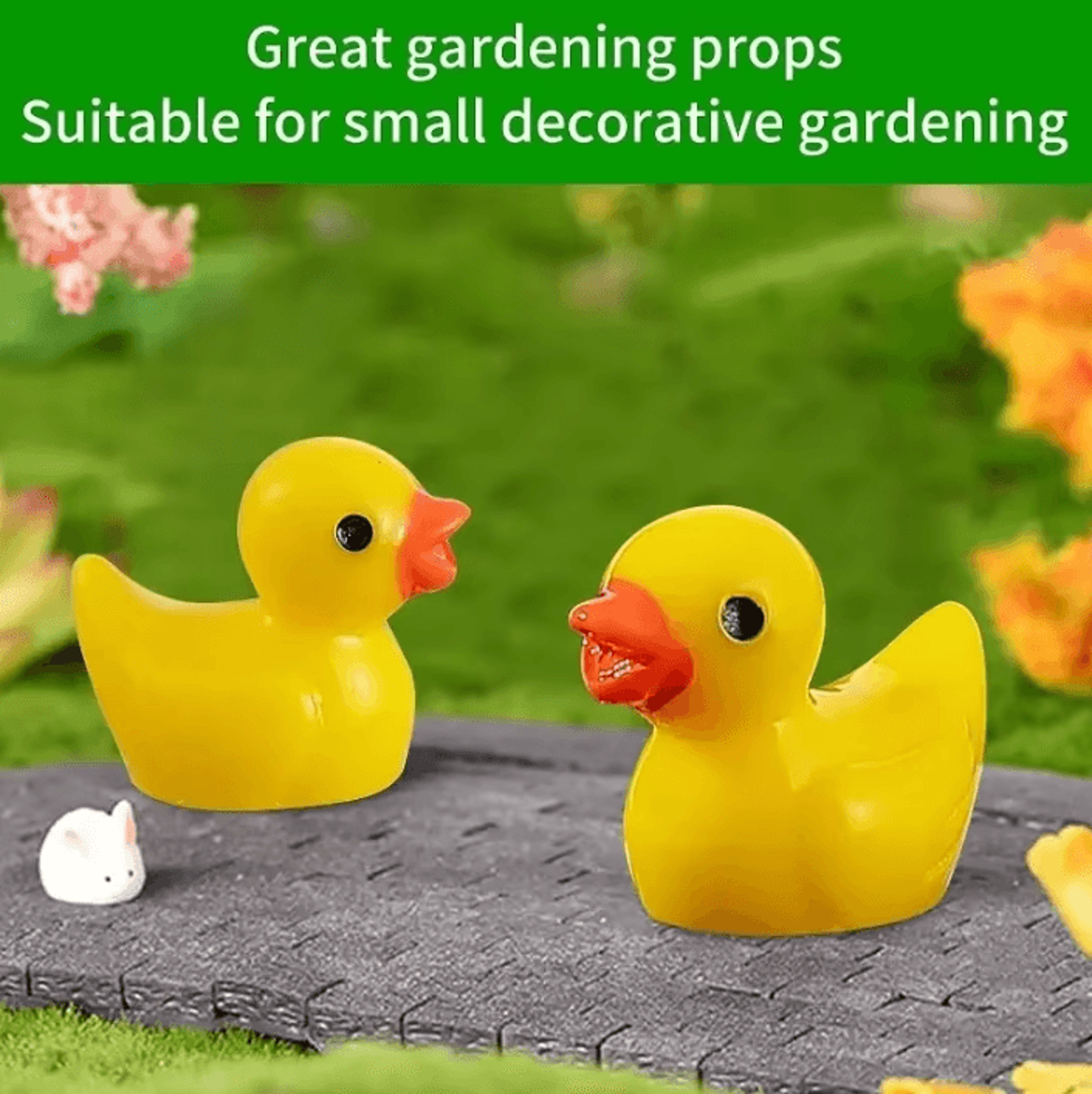 200PCS Mini Resin Duck Figurines  Mini Resin Ducks Tiny Duck Figures For Fairy Gardens Crafts  Plan 2