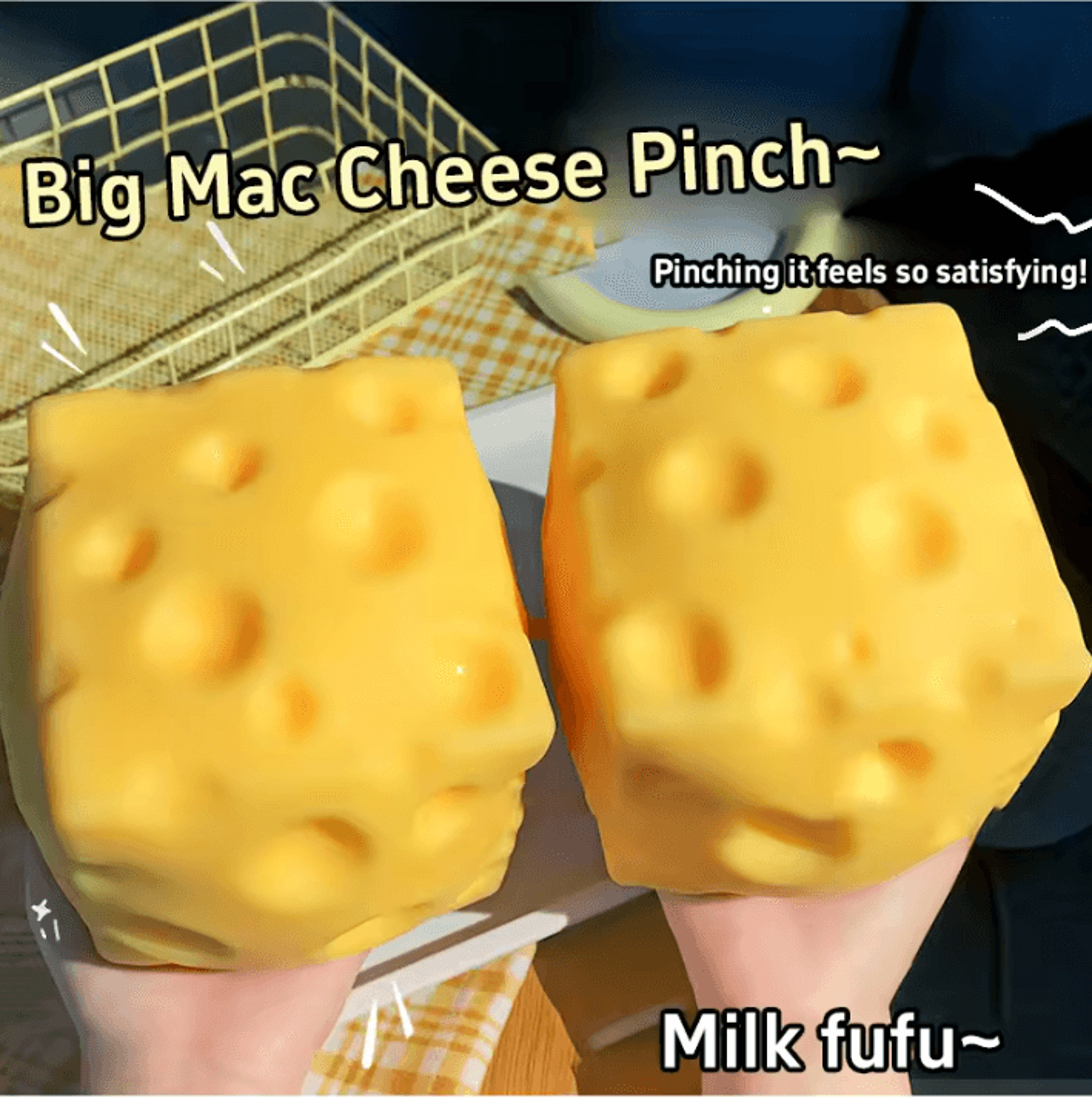 Giant Cheese Squishy Fidget Toy  Cheese Squishy Toy Slow Rising Squishy For Stress Relief  Sensory  1