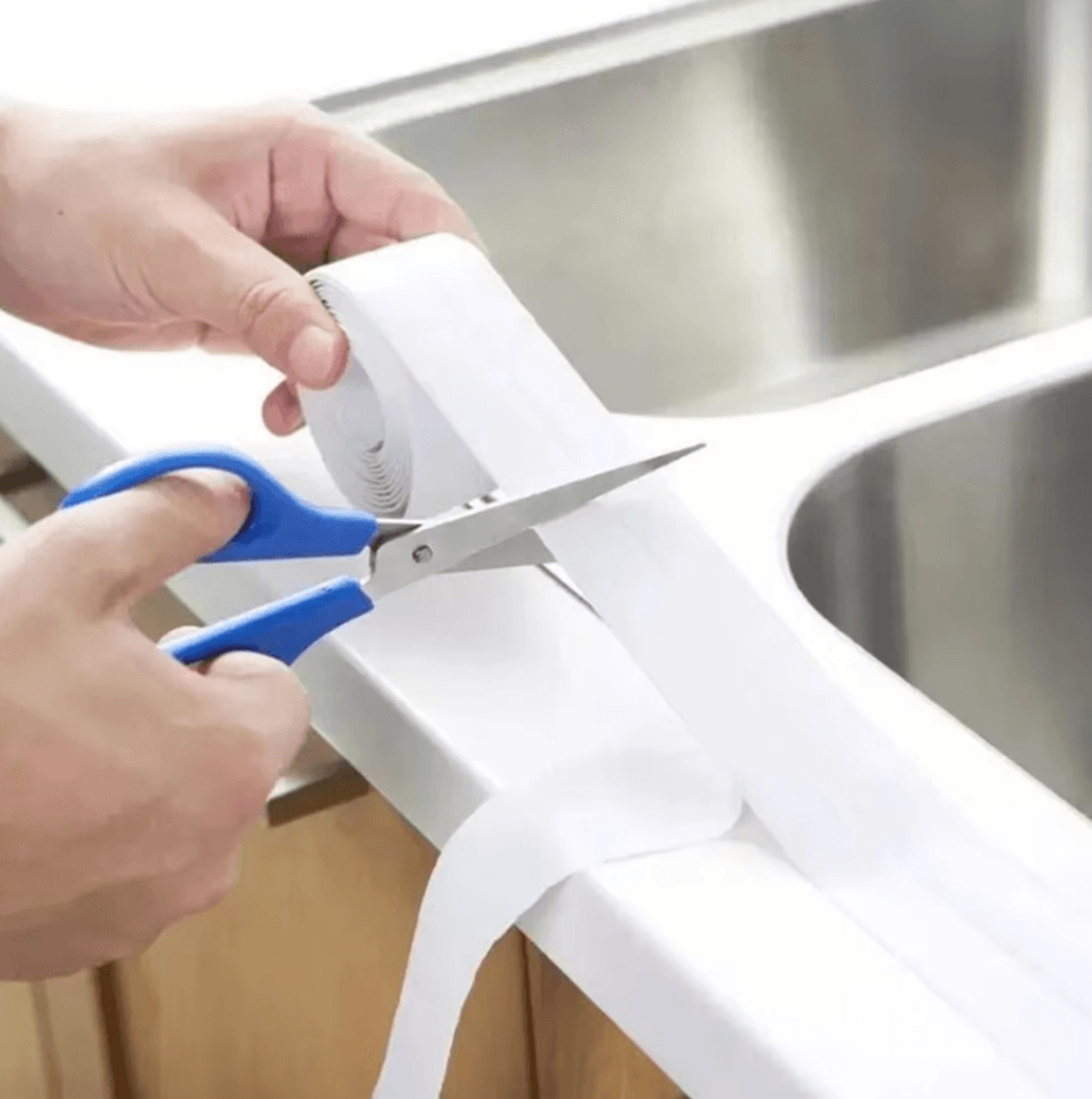 Waterproof PVC Sealing Tape  Self Adhesive Sink  Bathroom Edge Strip 3