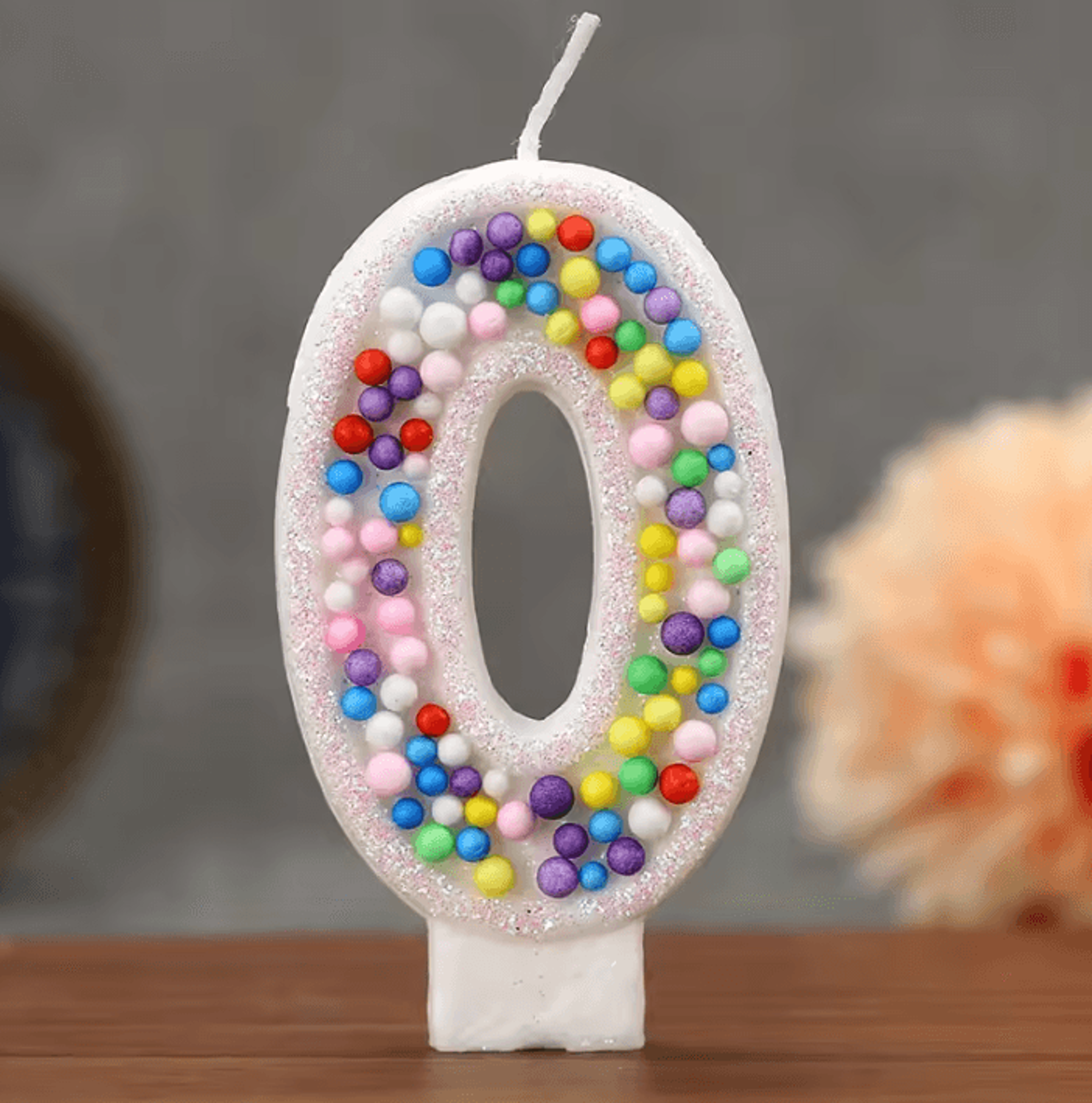 Colorful Ball Number Birthday Candles 09  Creative Cake Topper 2