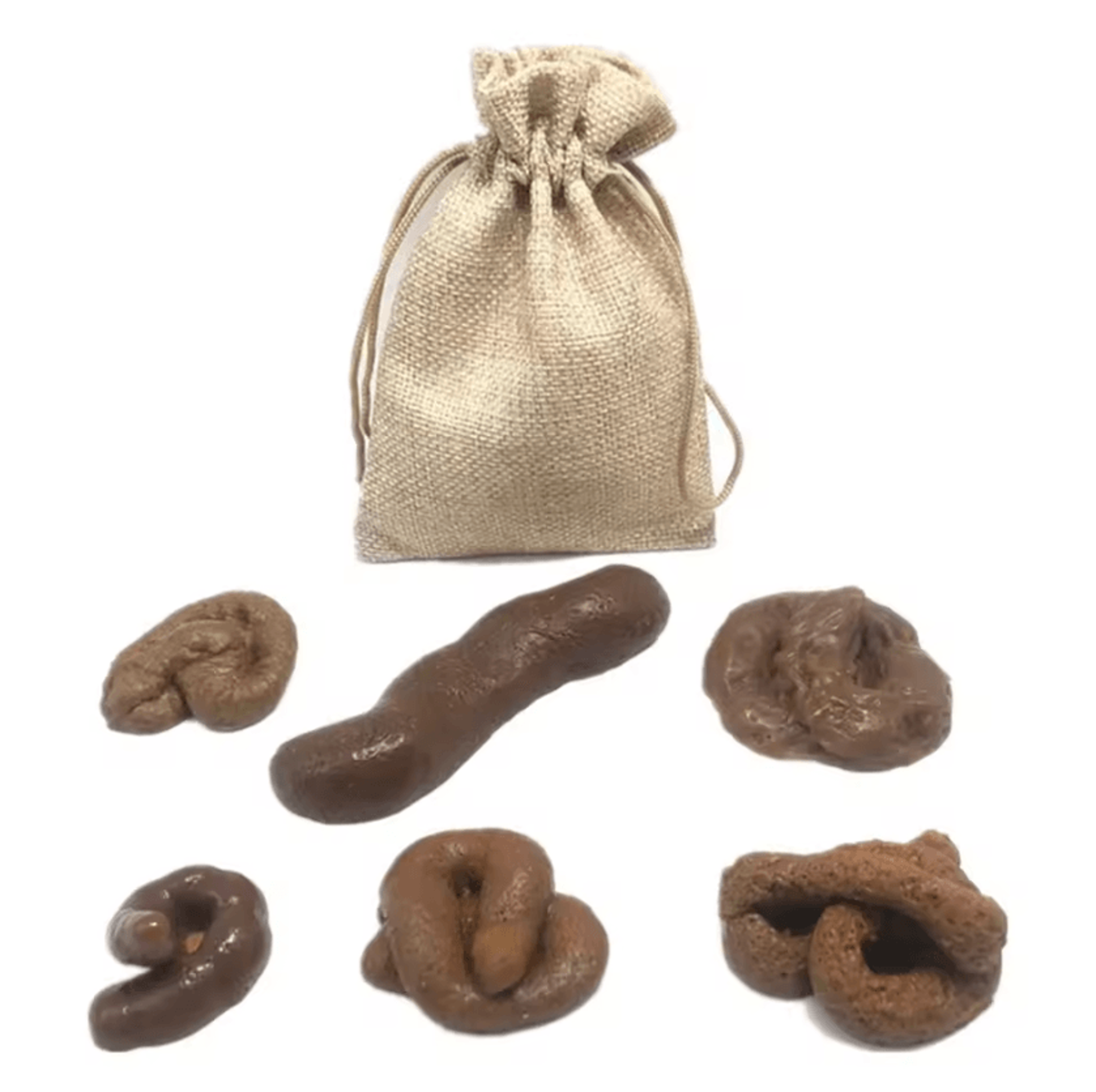 6Pcs Realistic Fake Dog Poop Prank Toys  Soft TPR Gag Joke Props 1