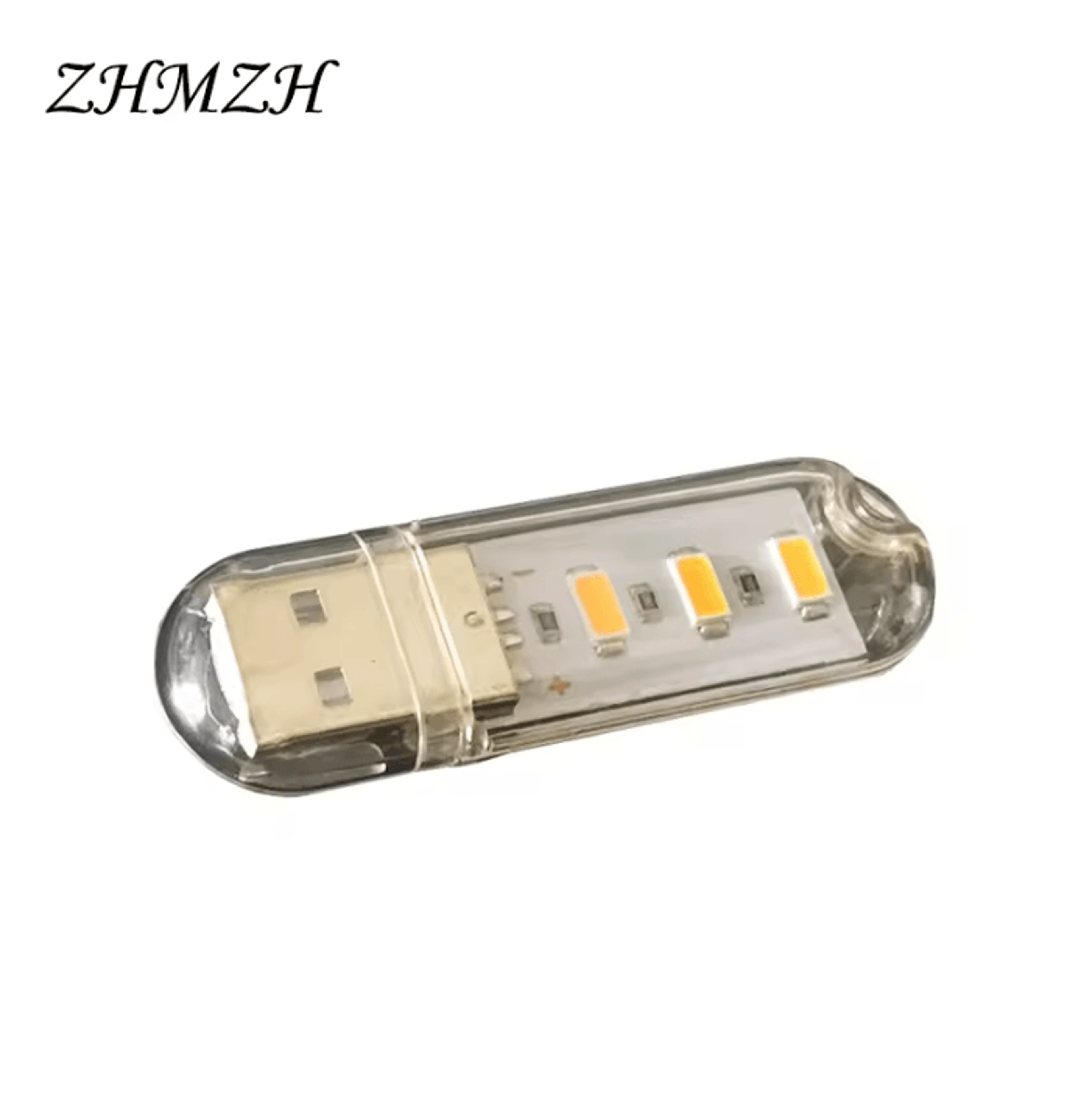 Portable Mini USB LED Reading Light  3LED 15W Night Lamp 13