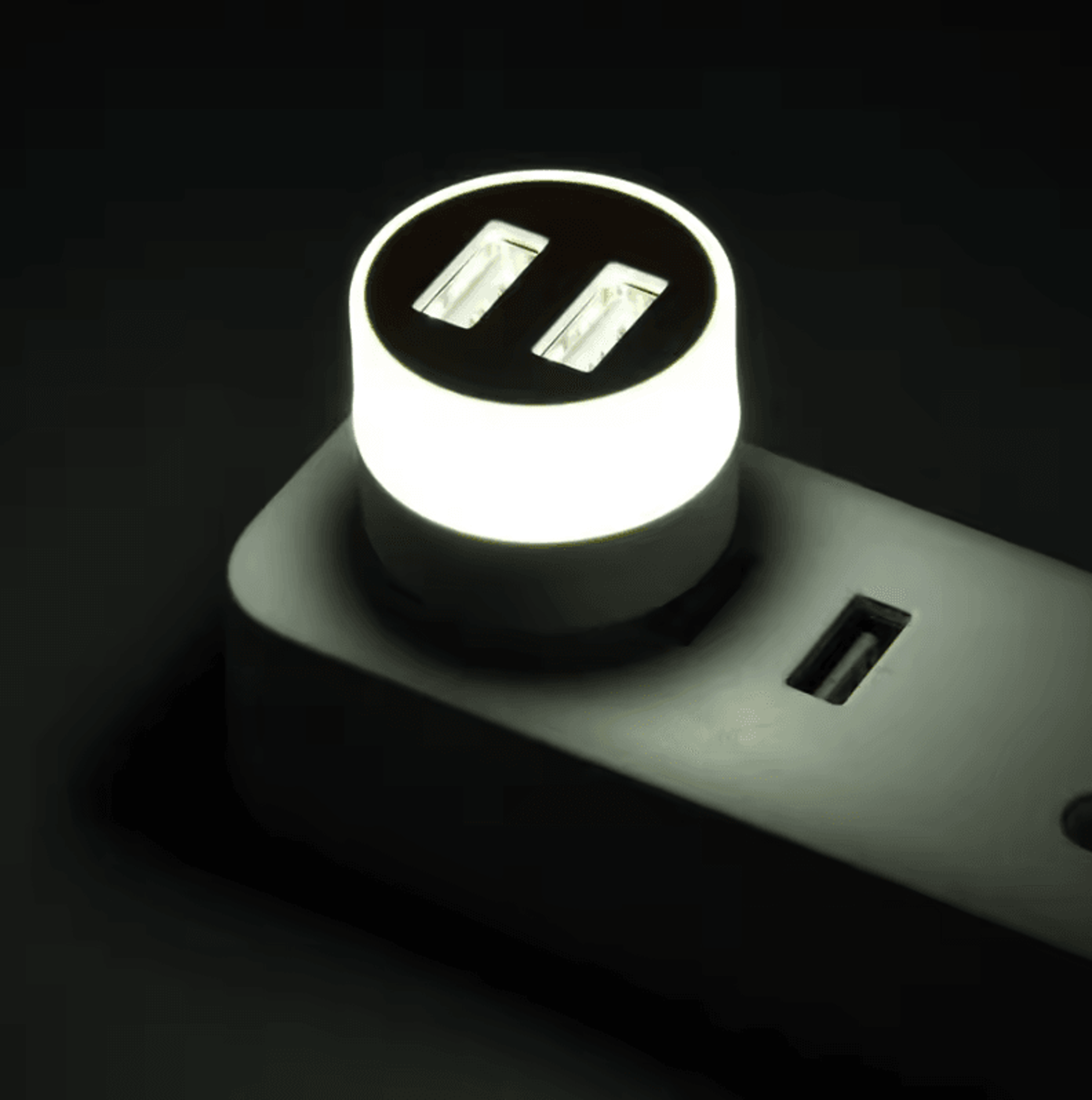 Mini USB LED Night Light  Portable Plug In Reading Lamp 4