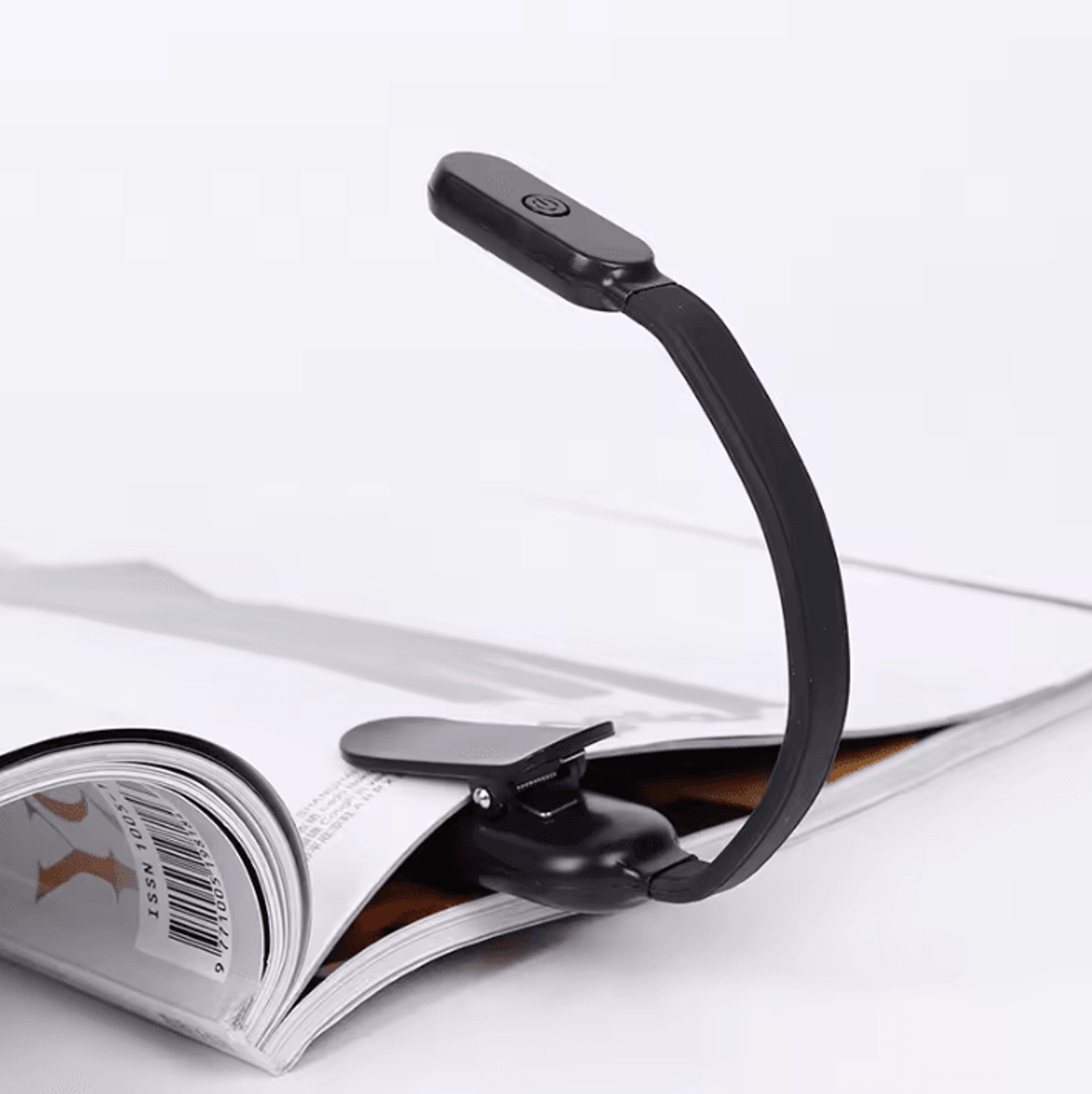 Rechargeable Mini Clip On Book Light  Flexible LED Bedside Reading Lamp 1