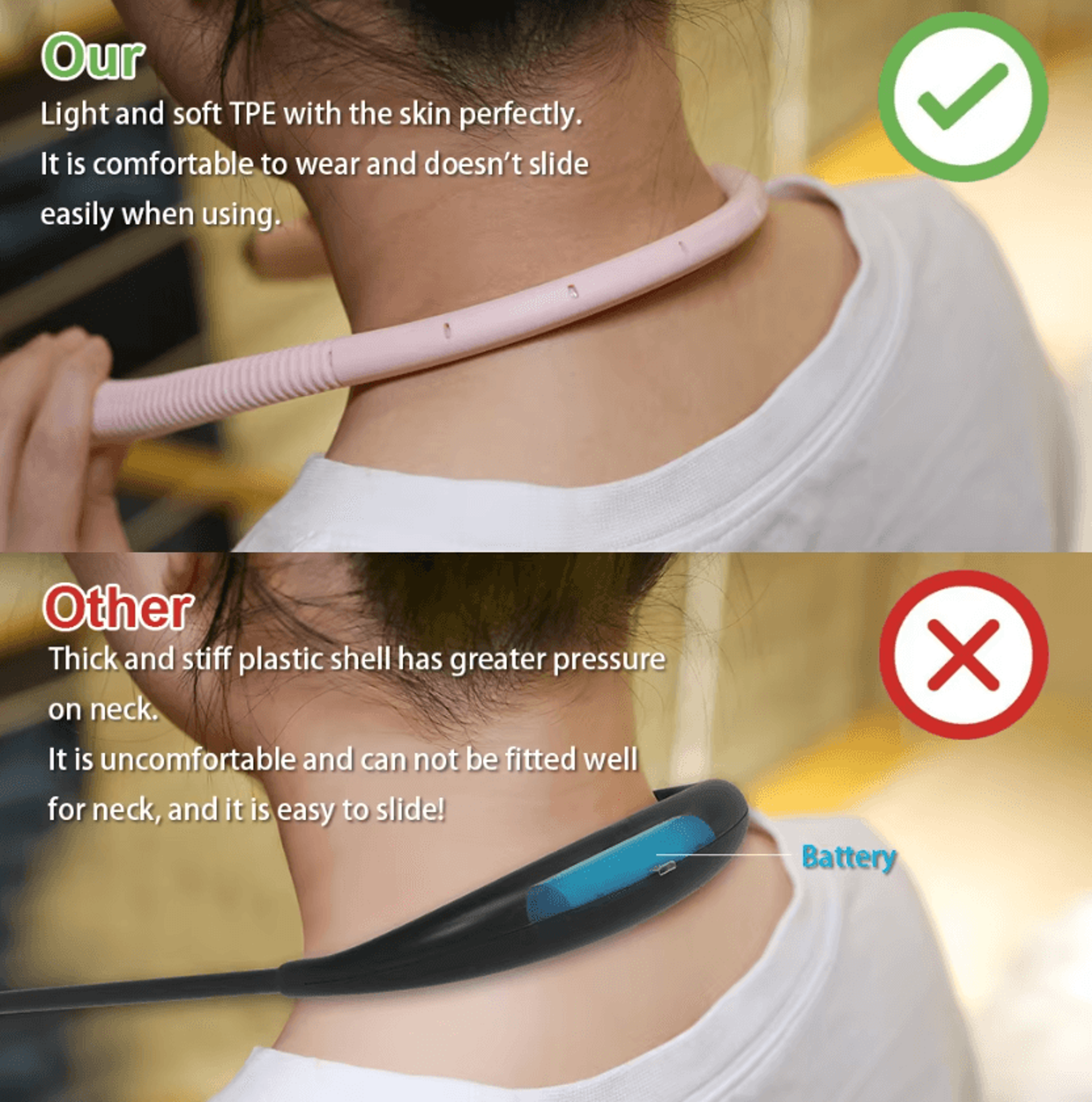 Rechargeable LED Neck Reading Light  3 Mode Hands Free Book Lamp 4