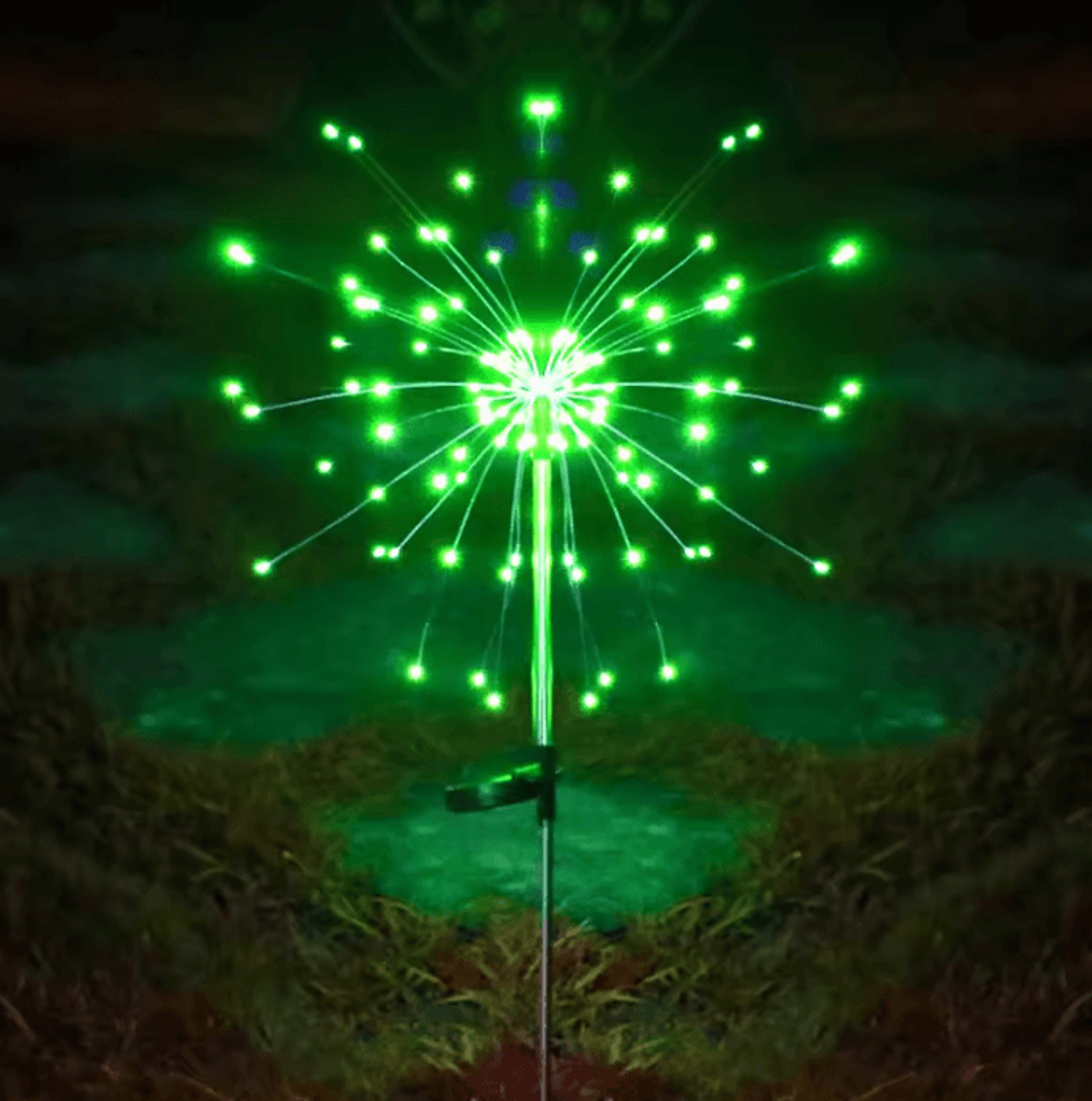 LED Solar Firework Garden Light  Outdoor Starburst Landscape Stake 6