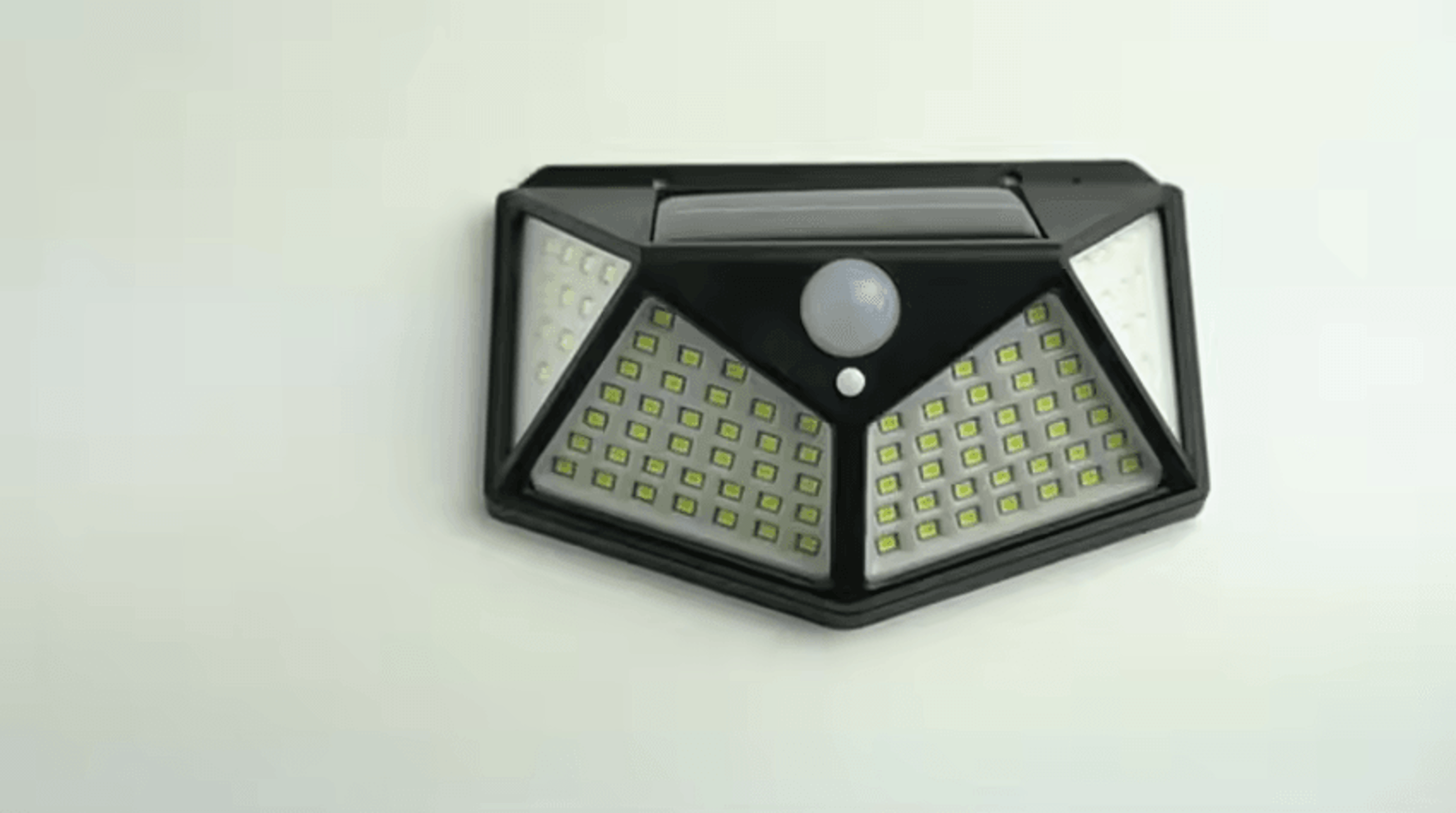 100LED Solar Motion Sensor Flood Light  3 Mode Outdoor Security Lamp 3