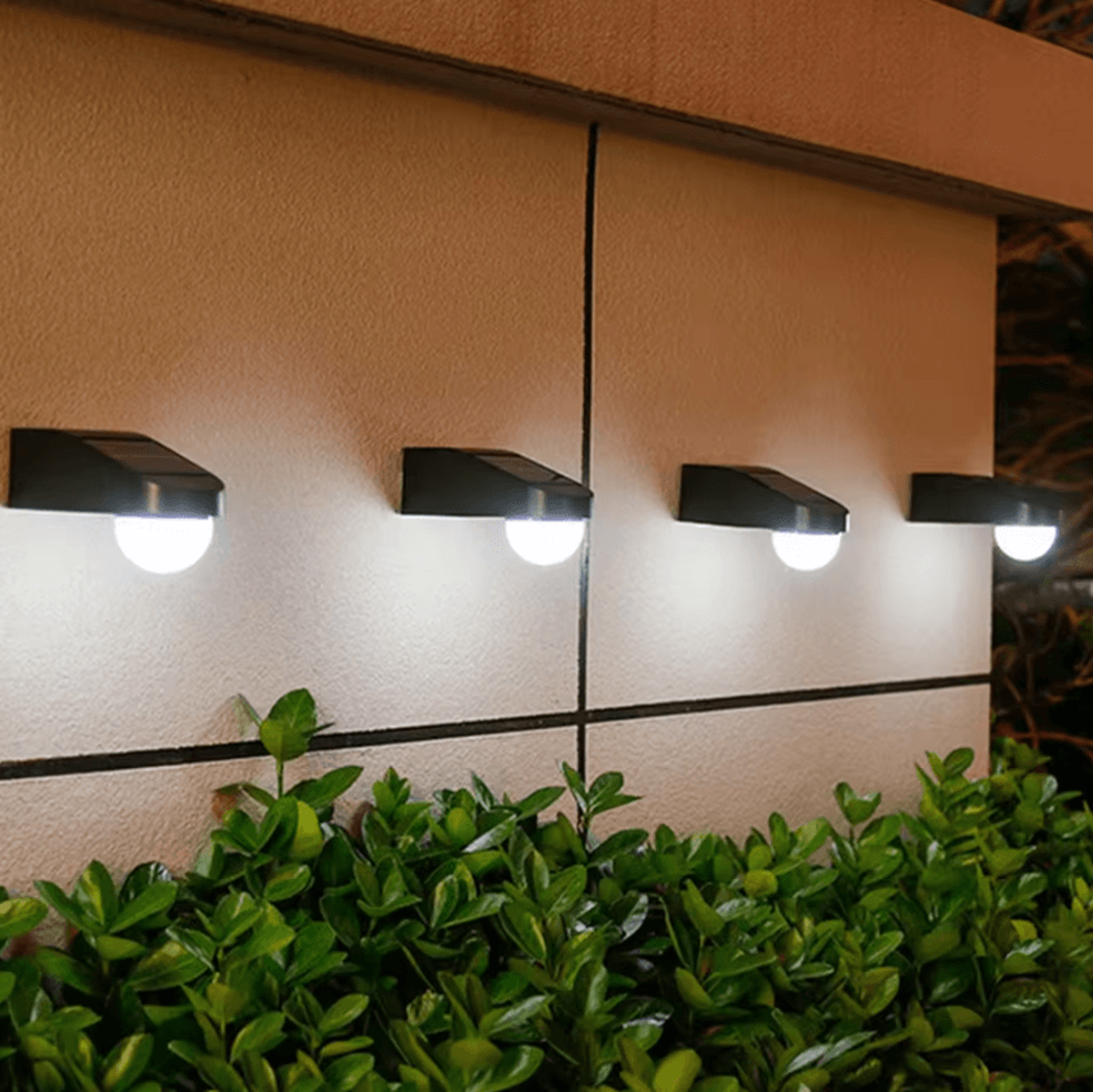 IP65 Solar Fence Lights  Dusk To Dawn Outdoor Deck And Step Lights 3