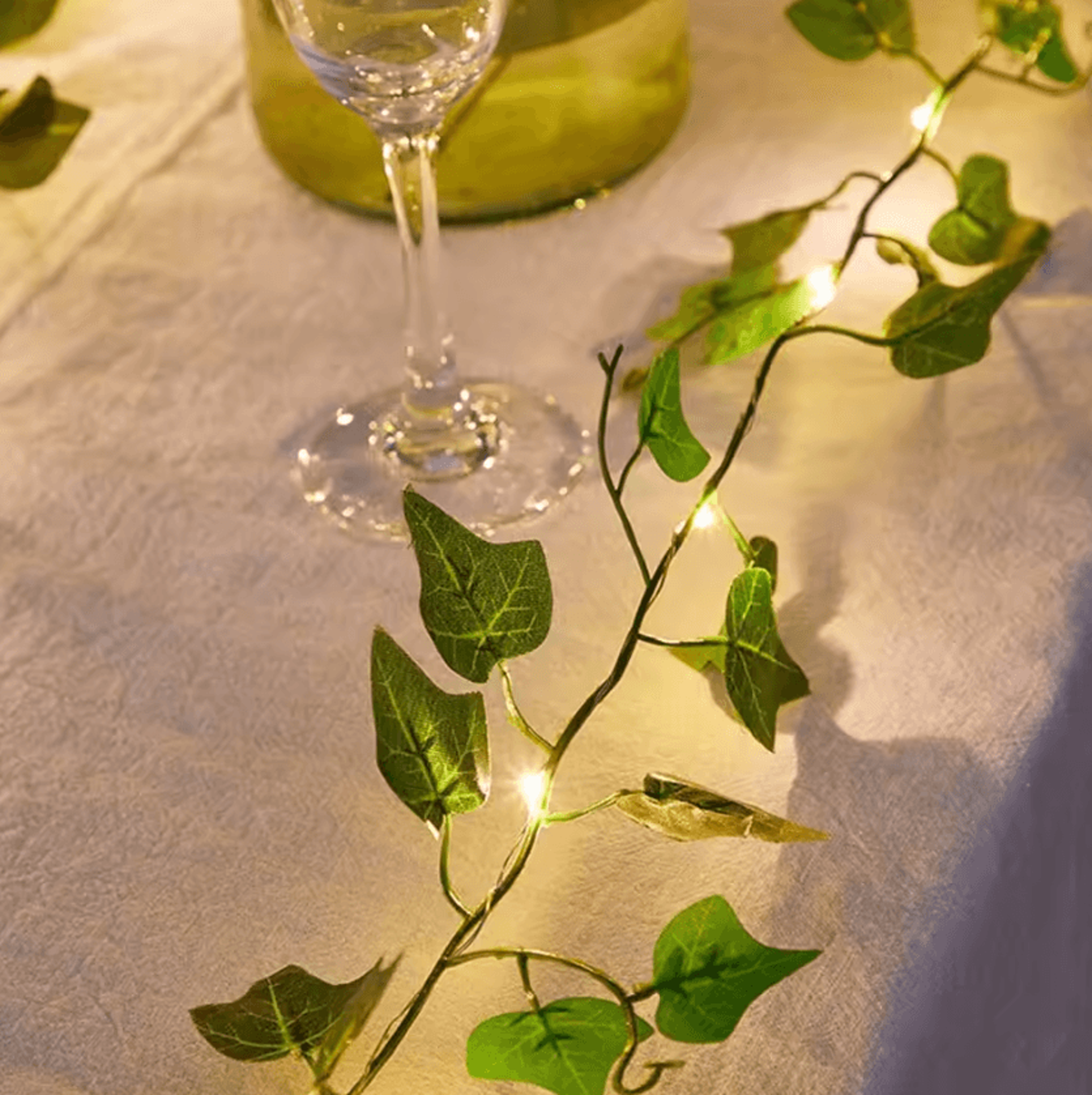 Solar Leaf Flower String Lights  Outdoor Garden Garland Fairy Lights 1
