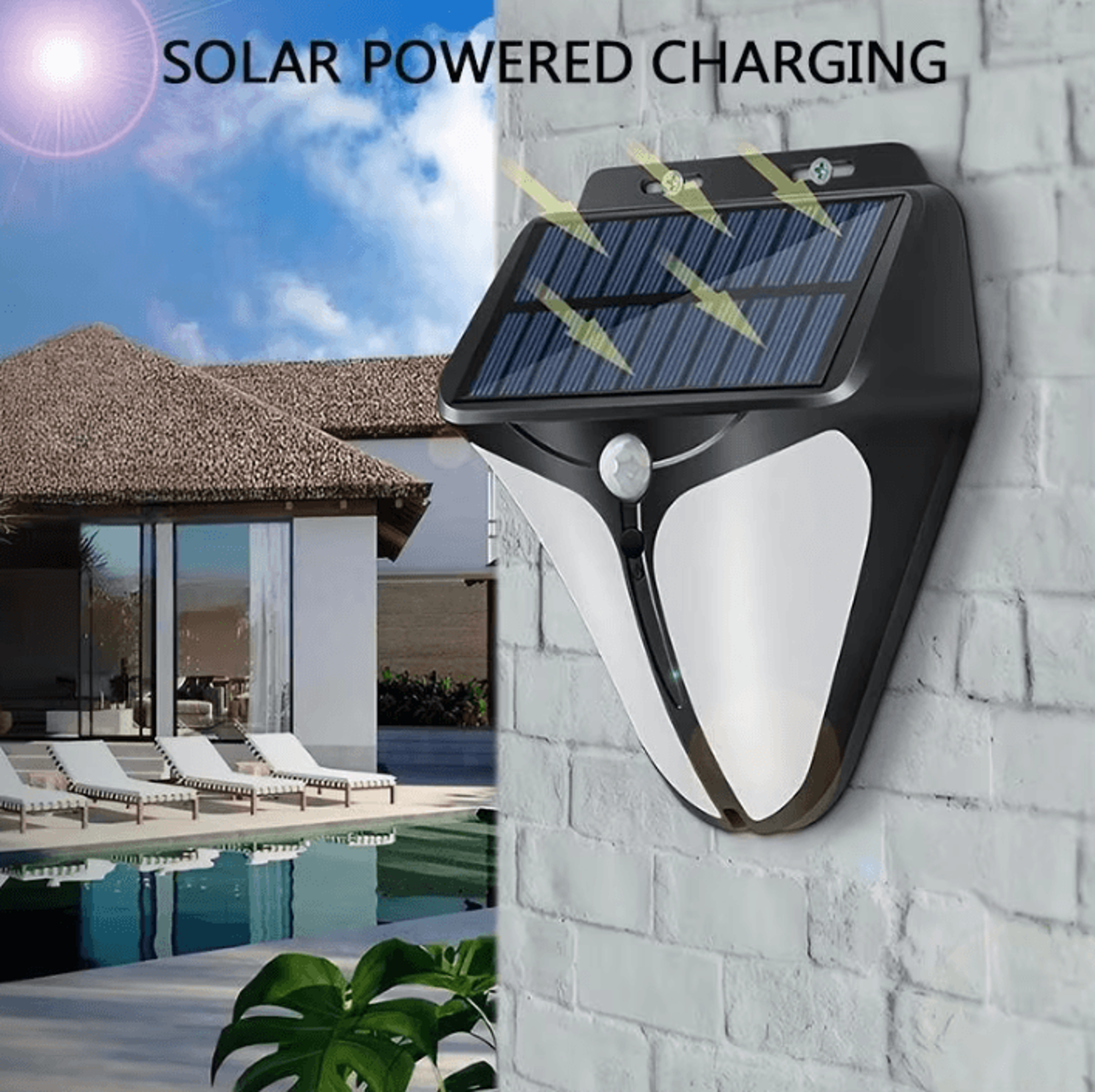Super Bright Solar Street Light  Waterproof LED Courtyard Lamp 2
