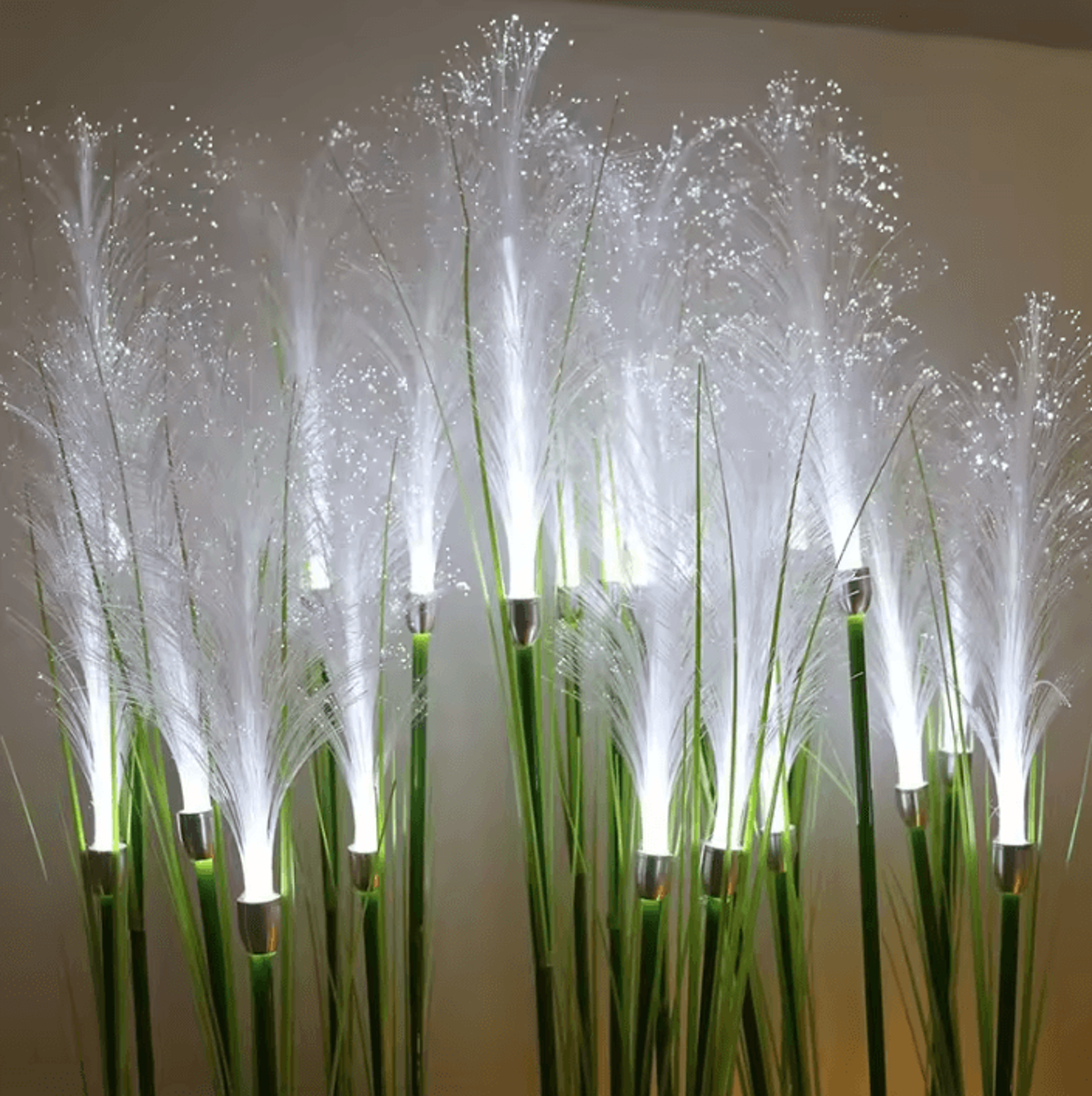 Solar Bulrush Garden Lights  Optical Fiber Landscape Path Lights 3