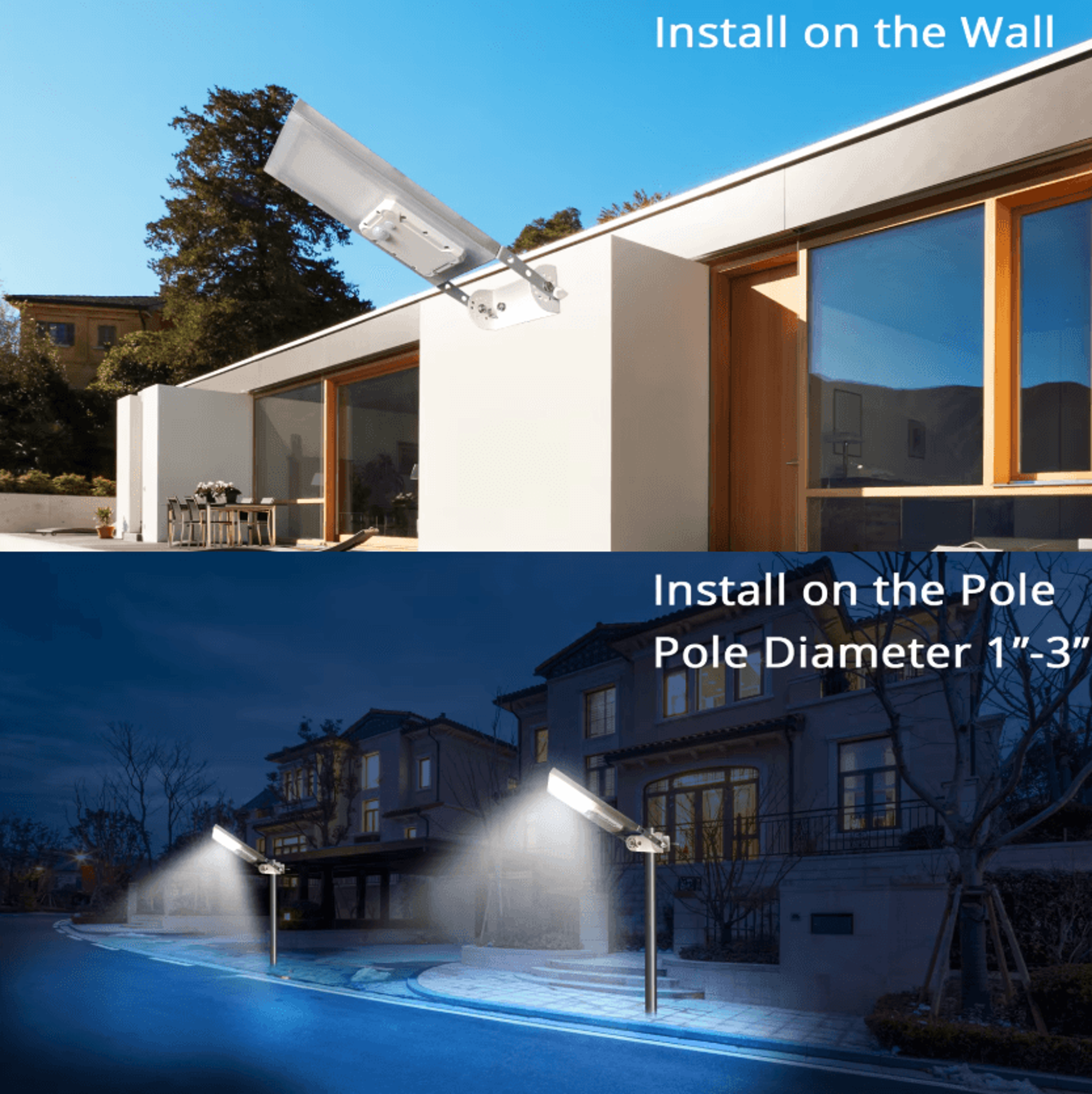 HEX 780X Solar Street Light  Waterproof 3 Mode Outdoor LED Light 3
