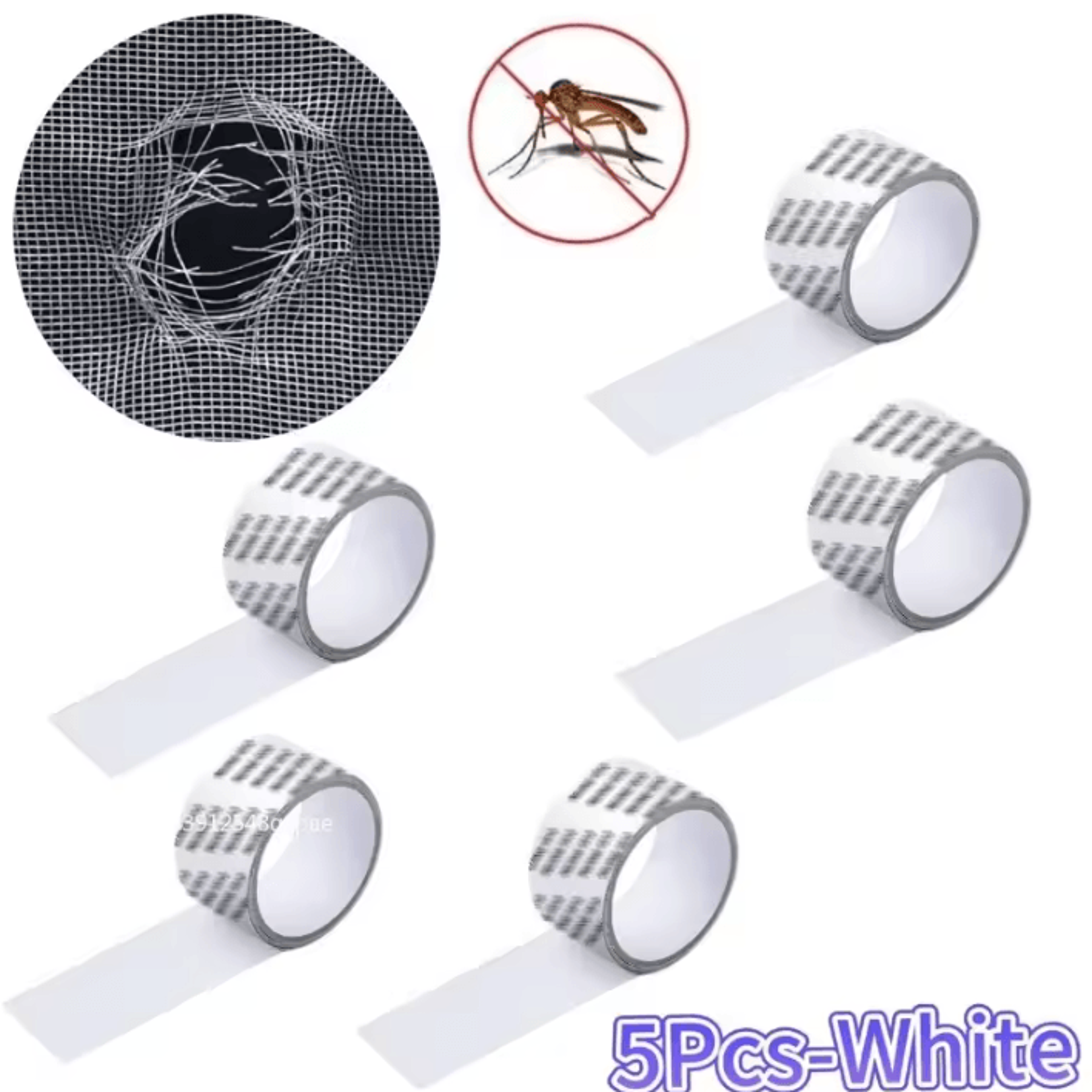 Waterproof Window Screen Repair Tape SelfAdhesive Mesh Patch 10