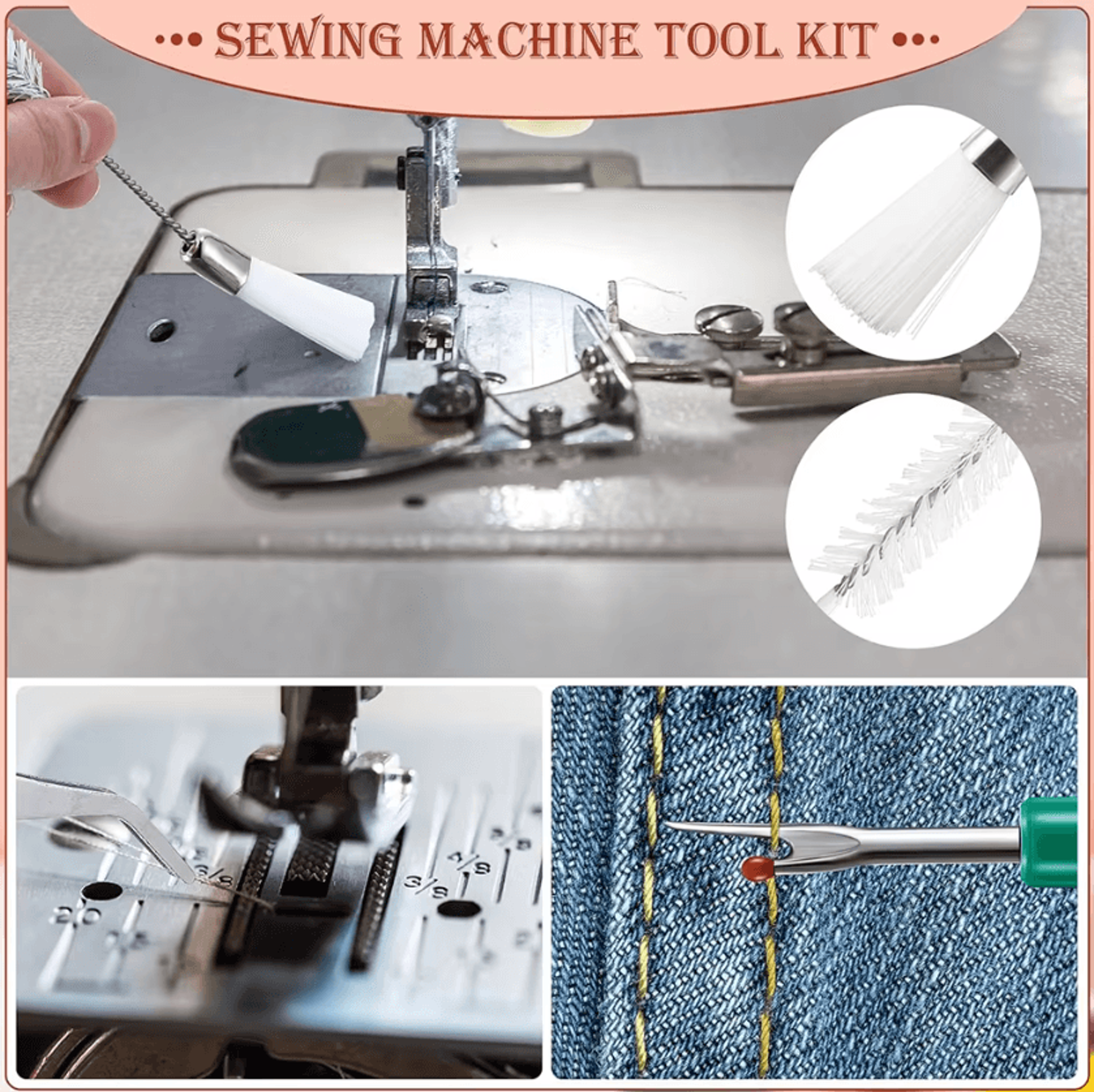 14Piece Sewing Machine Cleaning And Maintenance Tool Kit 2