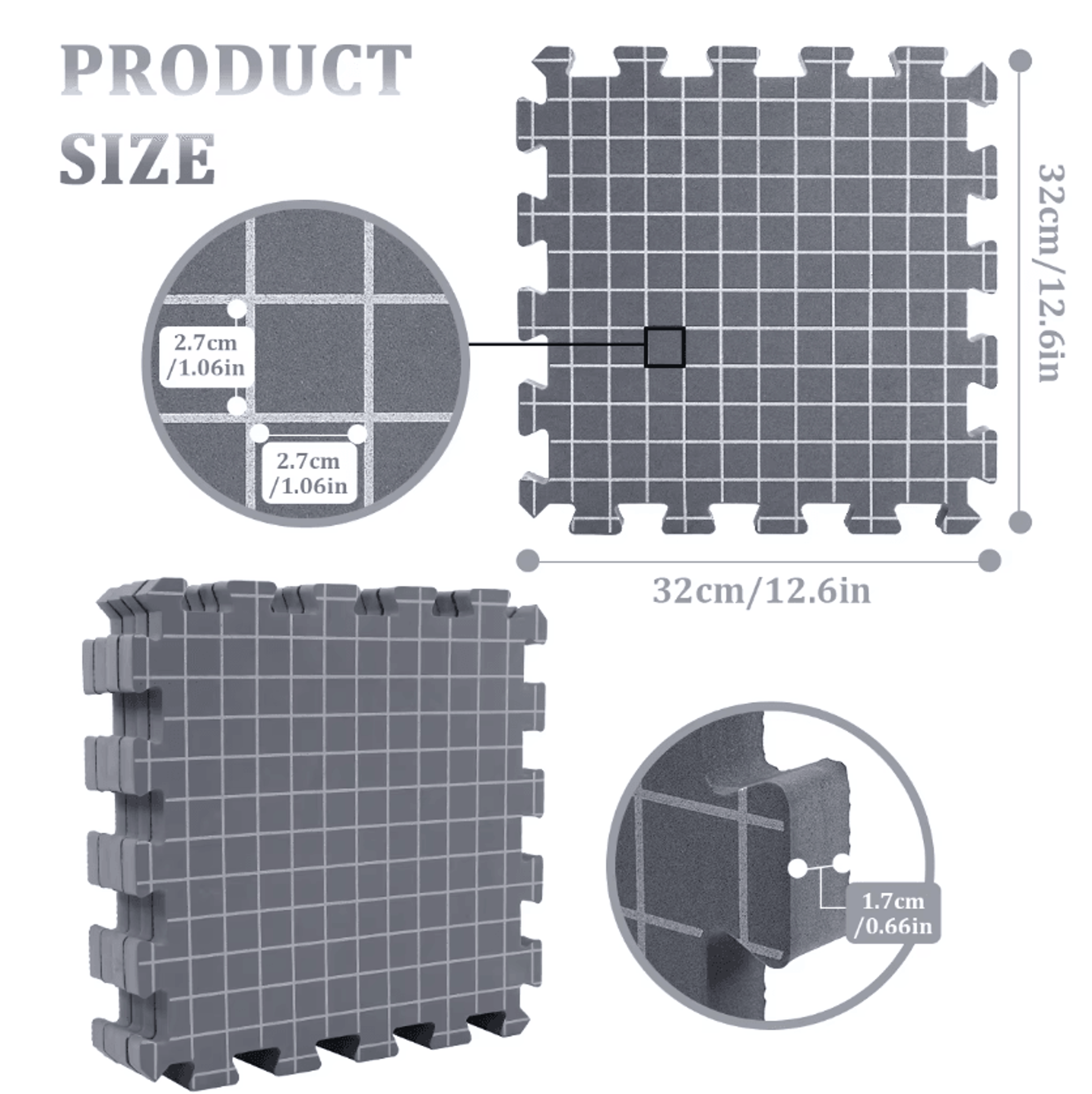 4Pcs Extra Thick Foam Blocking Mats  Knitting And Crochet Blocking Boards 4