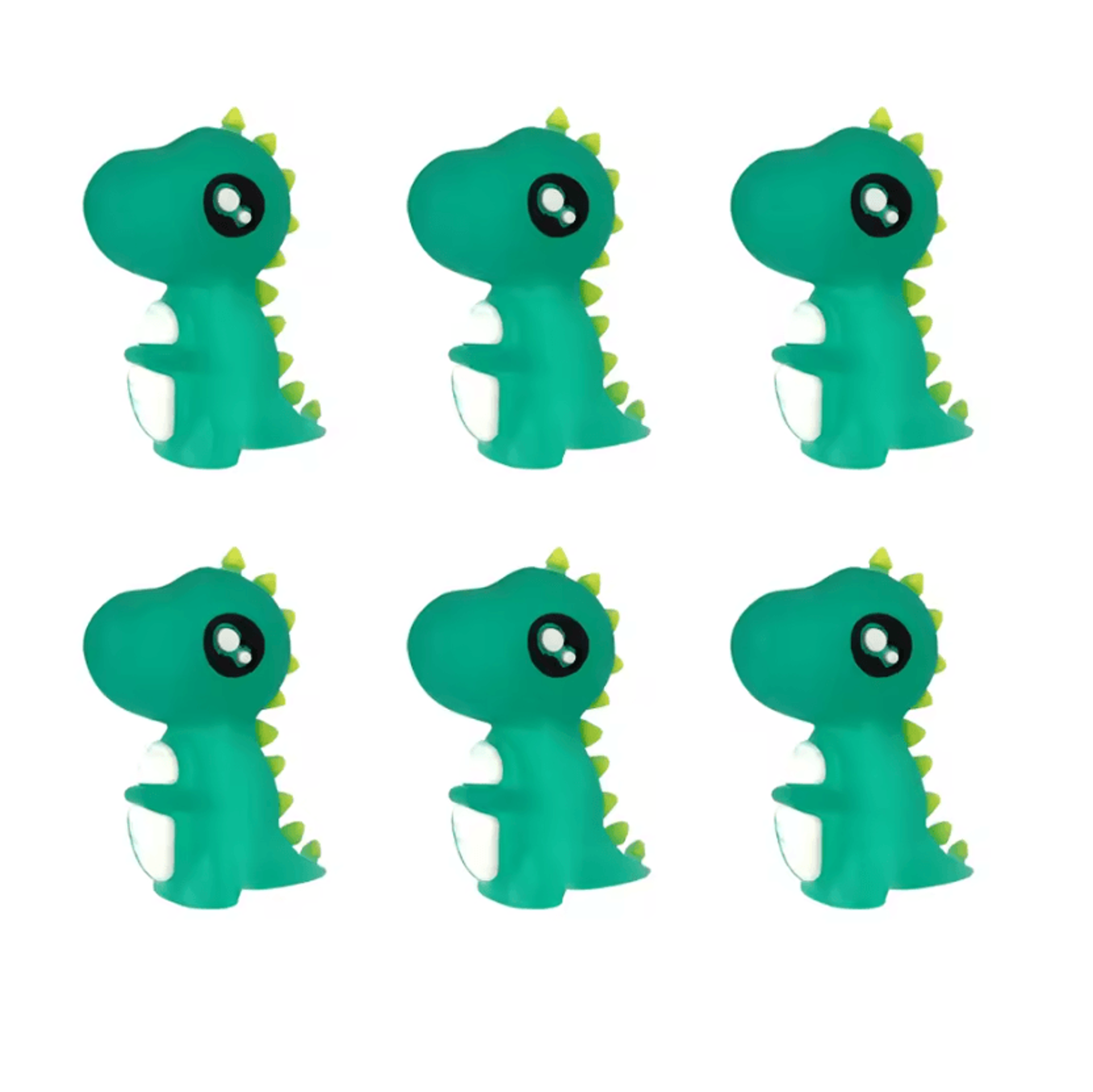 6Pcs Silicone Knitting Needle Stoppers  Cute Animal And Fruit Needle Caps 9