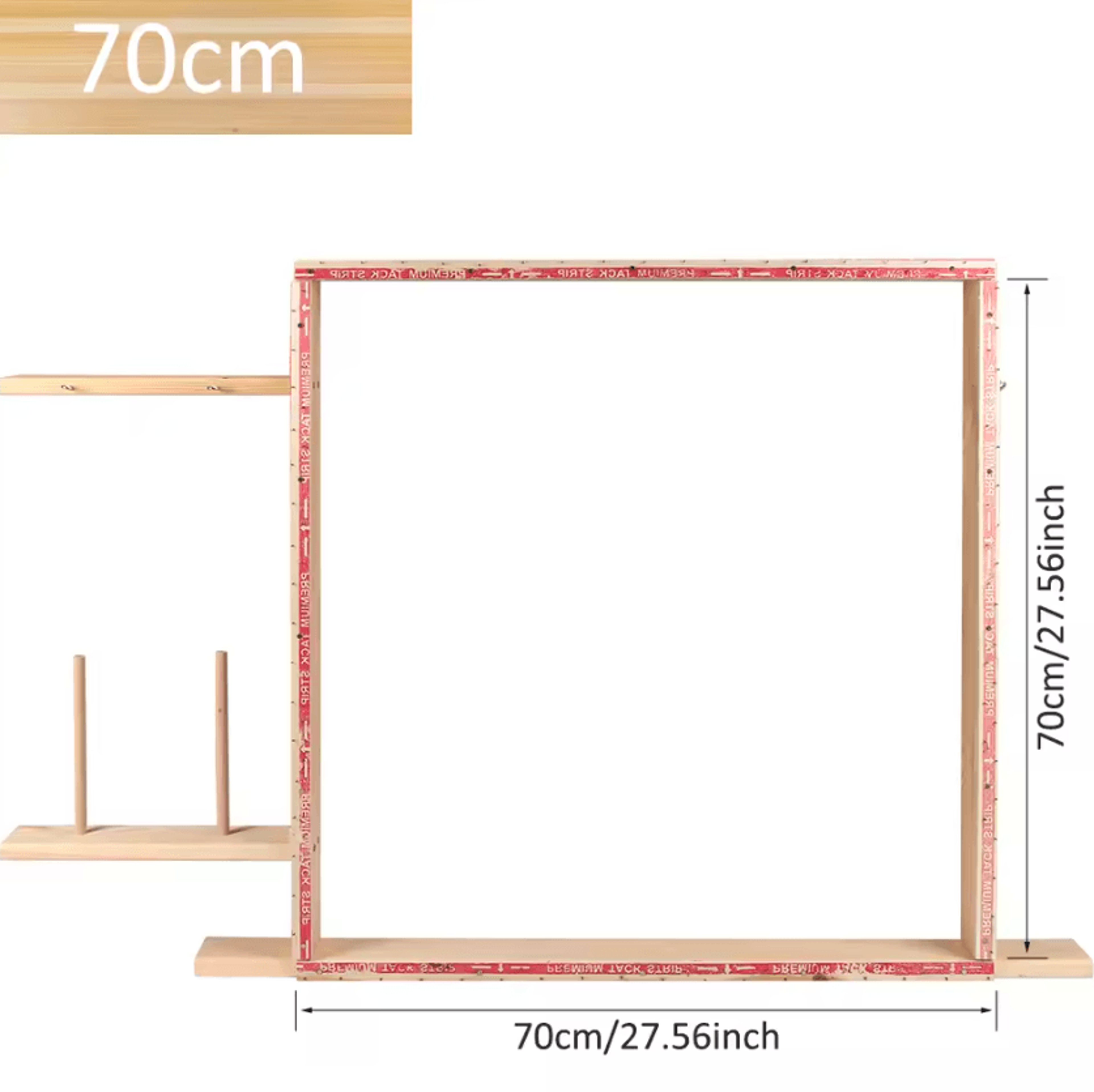 Wooden Rug Tufting Frame For Electric Tufting Gun And Tapestry Making 4