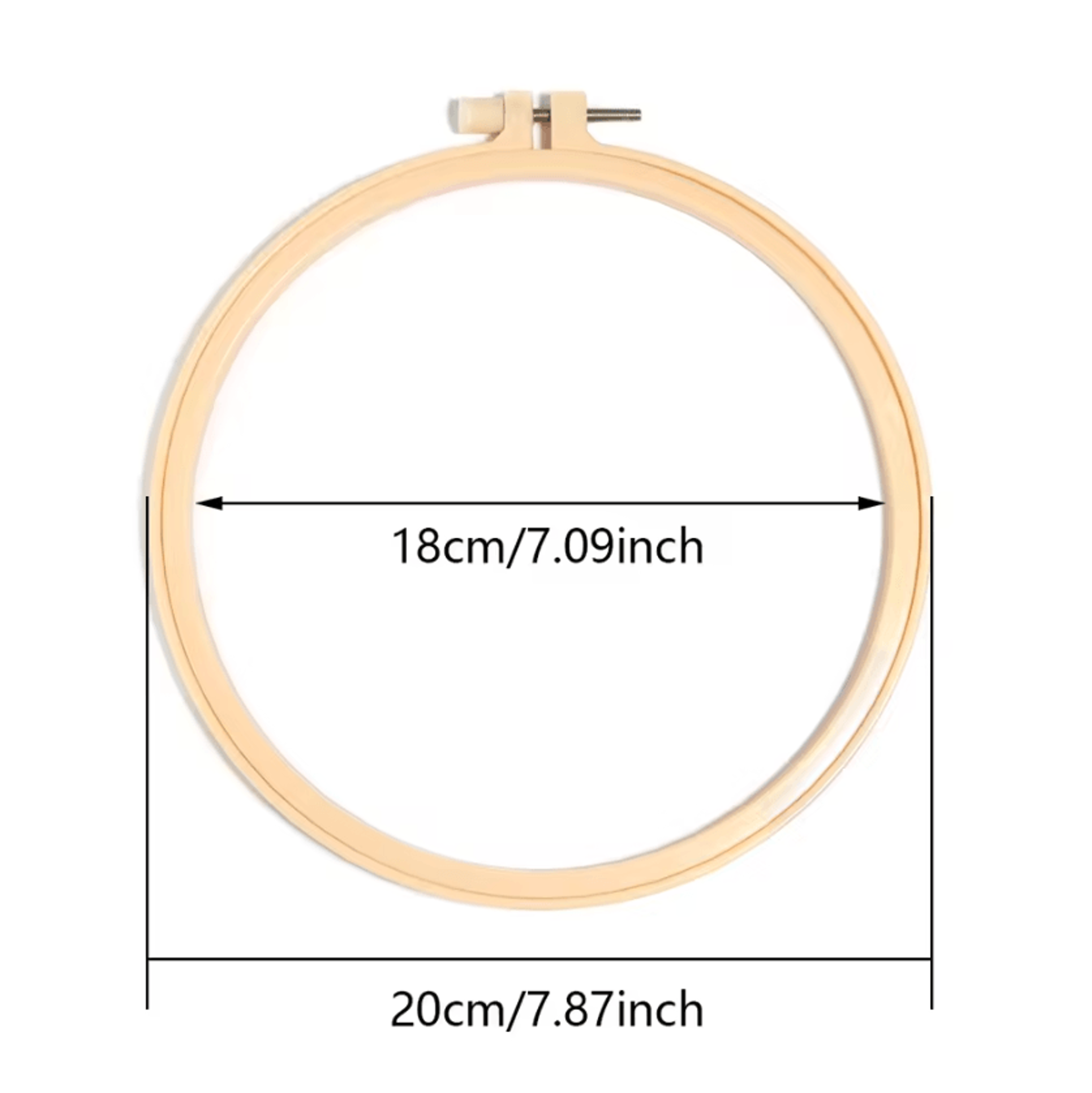 Adjustable Embroidery Hoop For Cross Stitch And Needlework 7327cm 8
