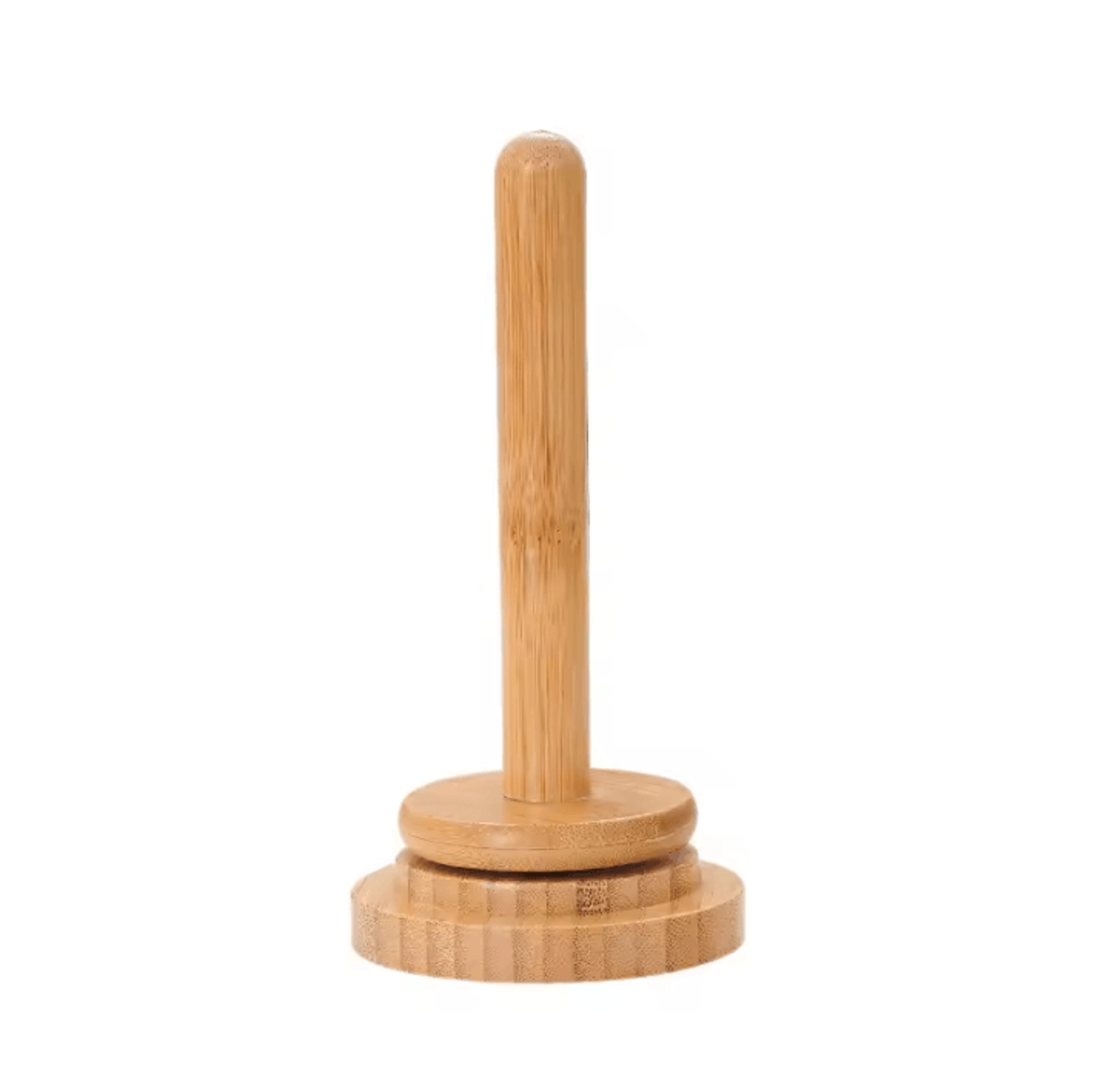 Handmade Wooden Rotating Yarn Holder With Storage Base 4