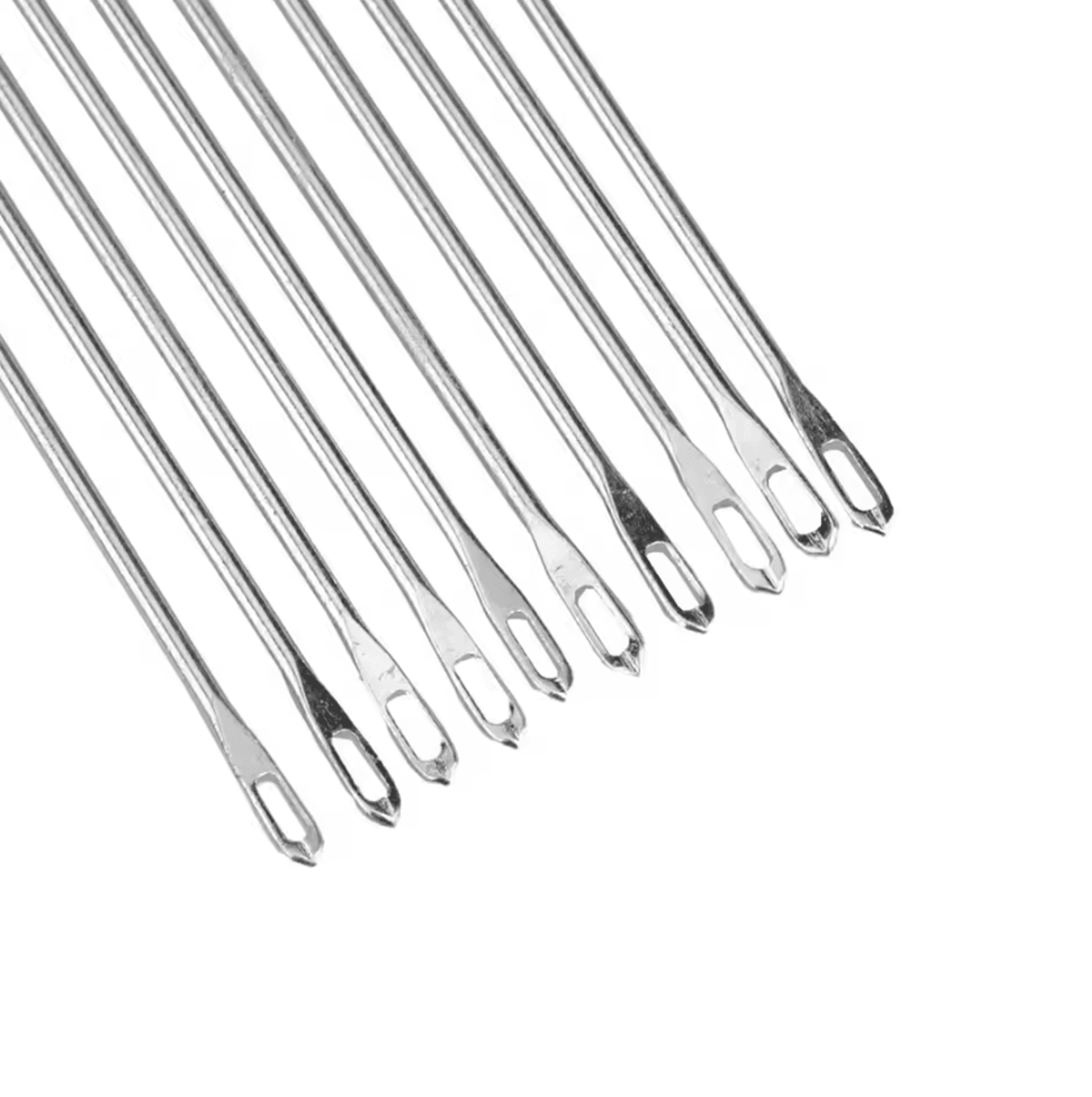 10Piece 9cm Double Eyed Transfer Needle Set For Knitting Machines 3