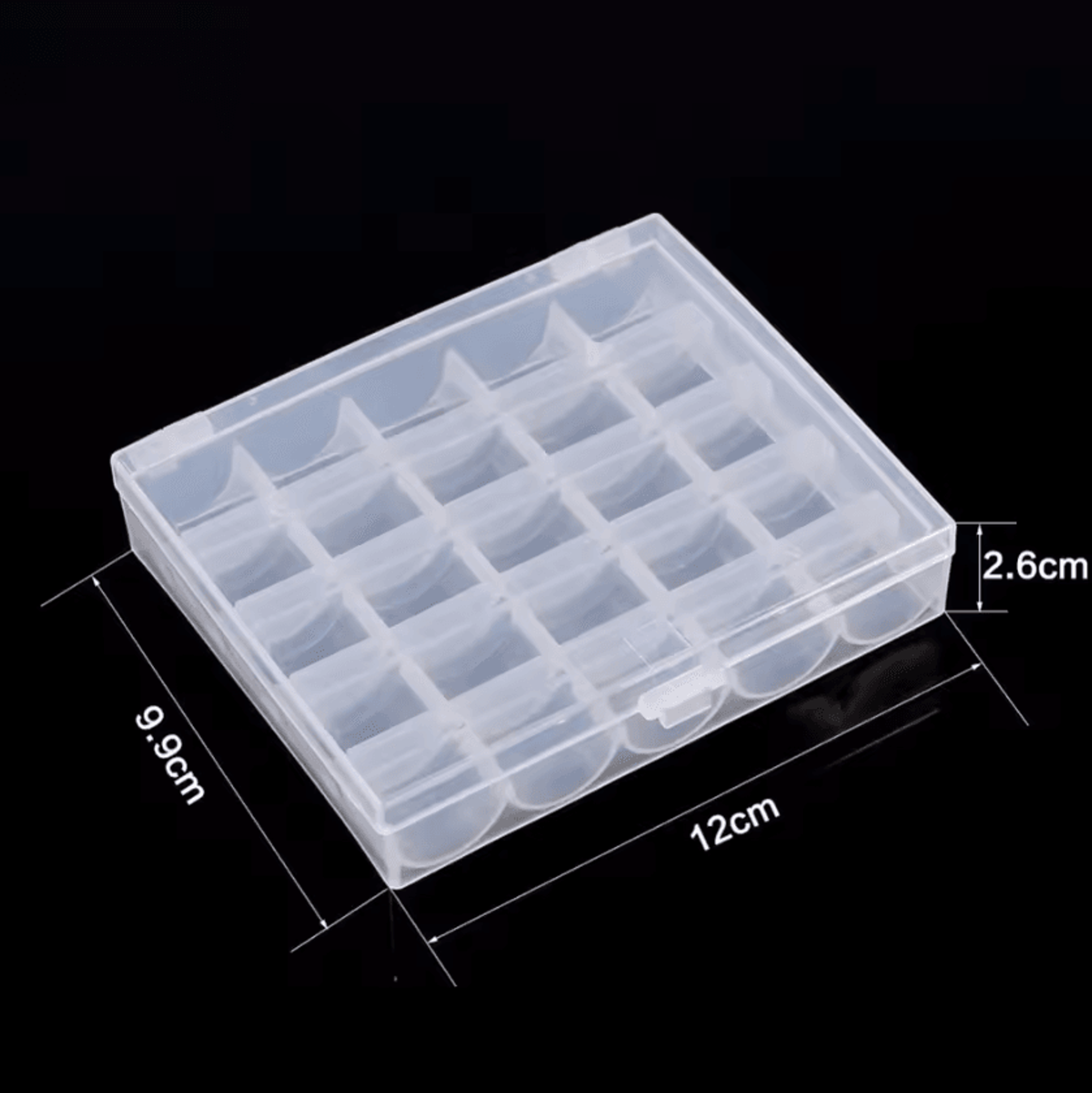 25Slot Sewing Machine Bobbin Storage Box 2